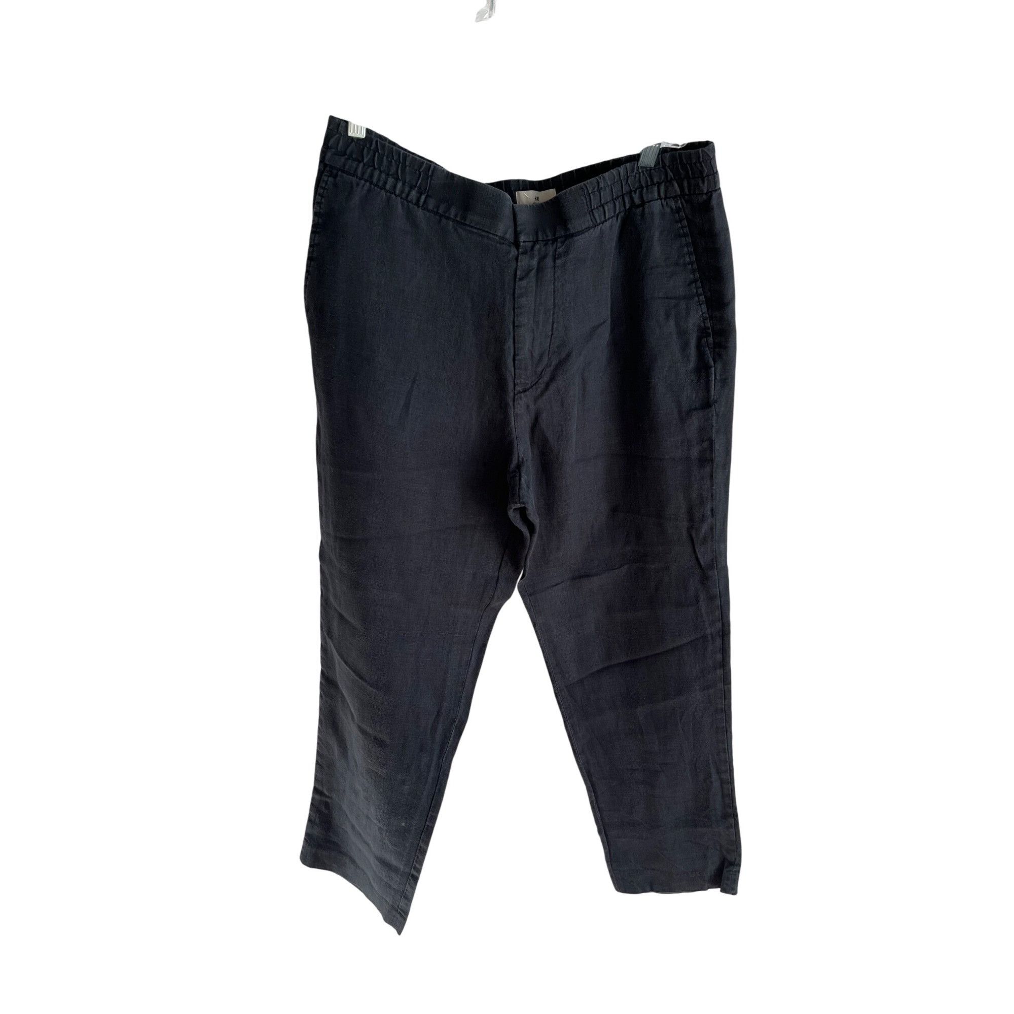 H&M H&M Regular Fit Mens Cropped Pants 34/32 Linen & Polyester B Size US 34 / EU 50 - 1 Thumbnail