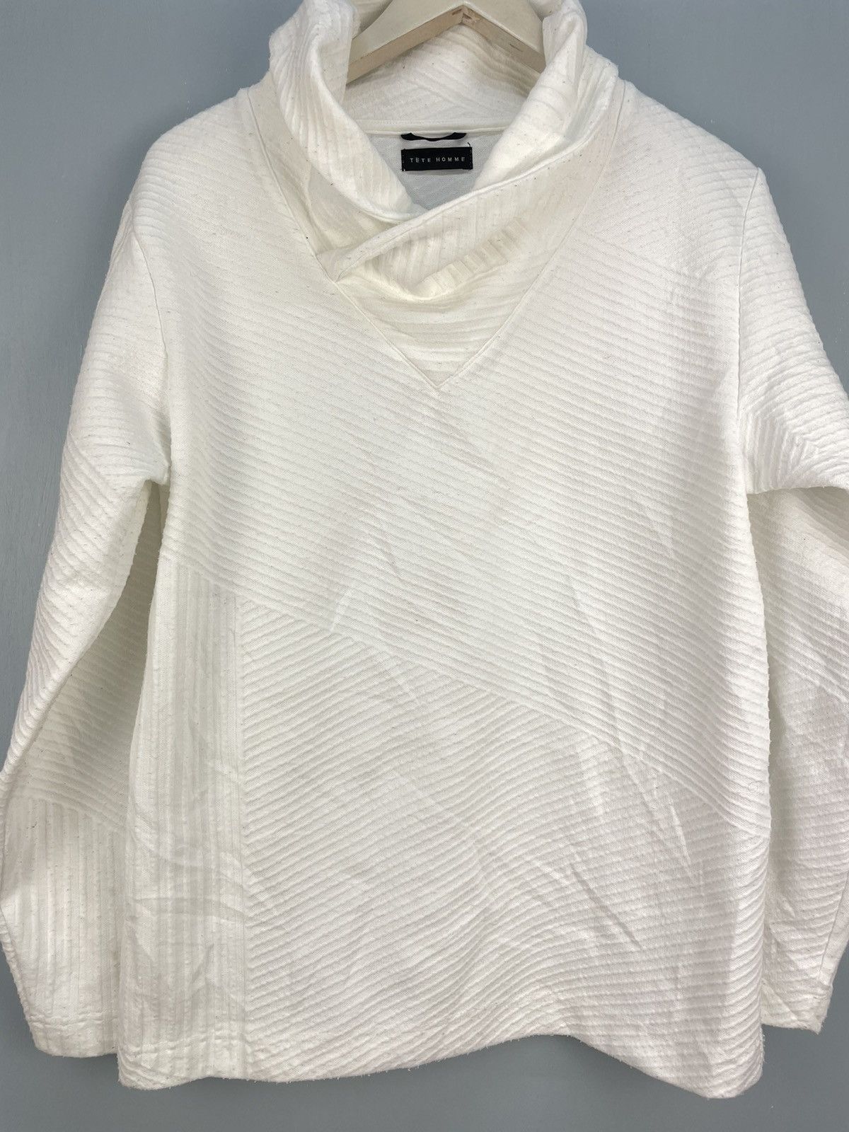 Tete Homme Tete Homme sweatshirt turtleneck Size L / US 10 / IT 46 - 3 Thumbnail