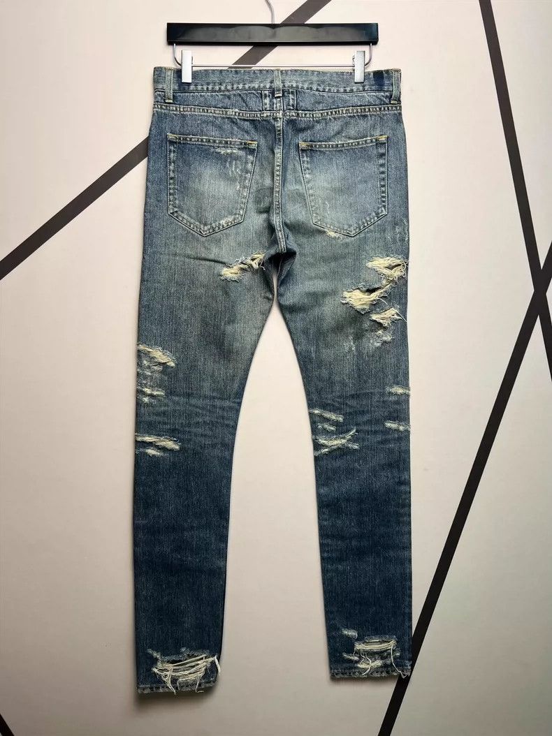 Other Saint Laurent Distressed Blue Denim Jeans-2507 Size US 32 / EU 48 - 8 Thumbnail