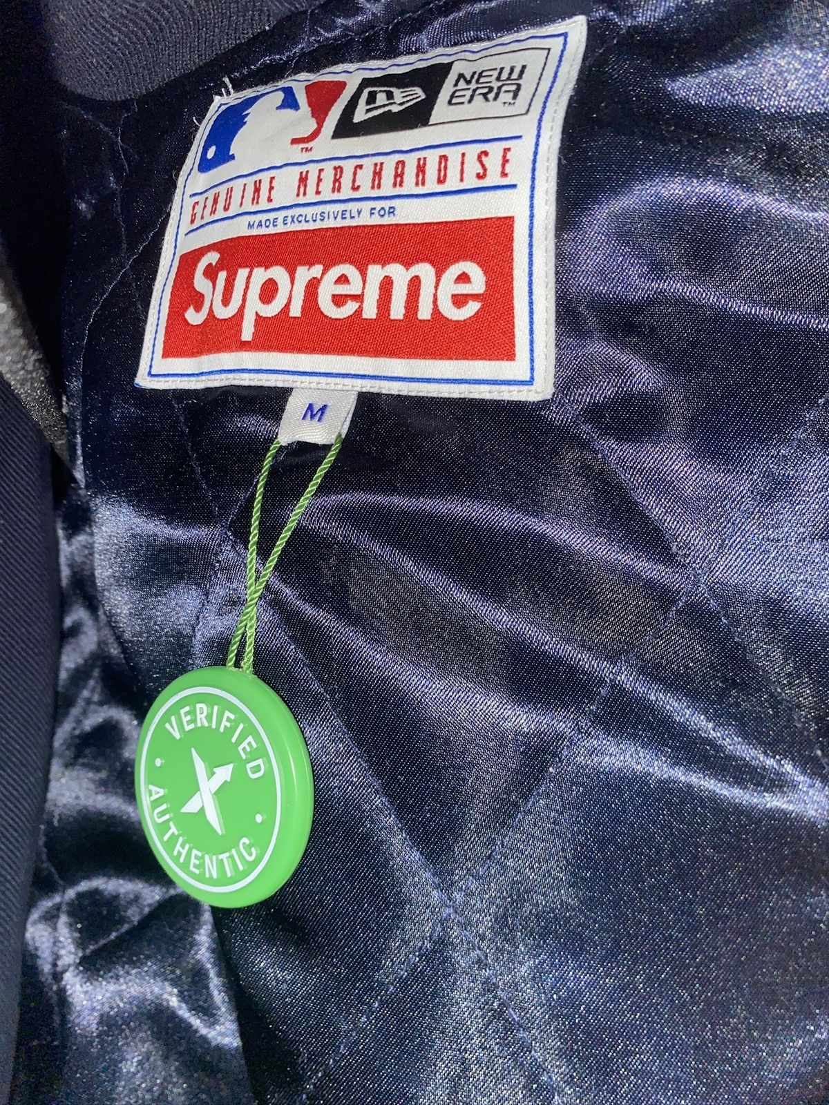 Supreme Supreme X New Era MLB Varsity Jacket Size US M / EU 48-50 / 2 - 4 Thumbnail