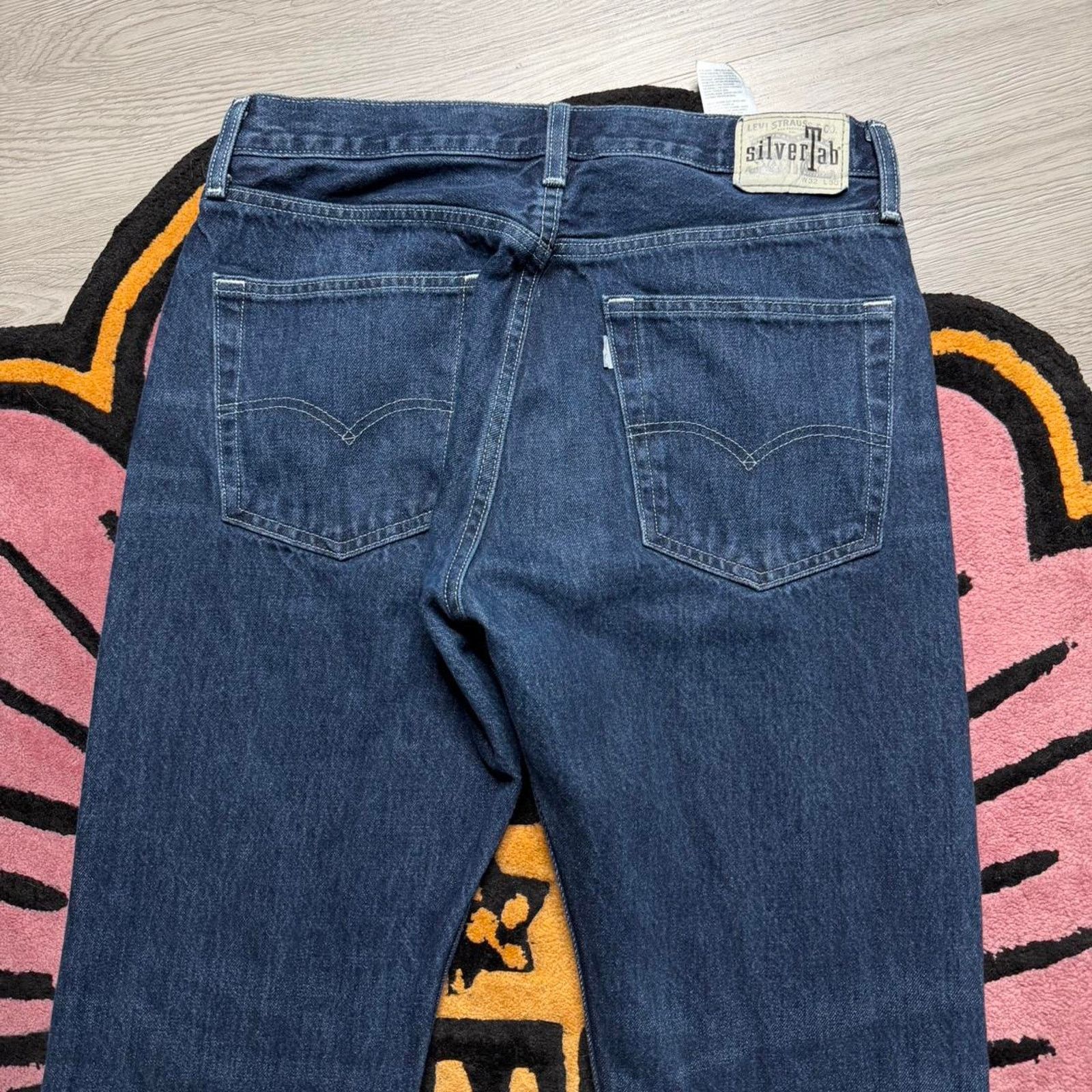 Levi's Levi’s Strauss Silvertab Straight Fit Denim Jeans Size 32x30 Size US 32 / EU 48 - 8 Thumbnail