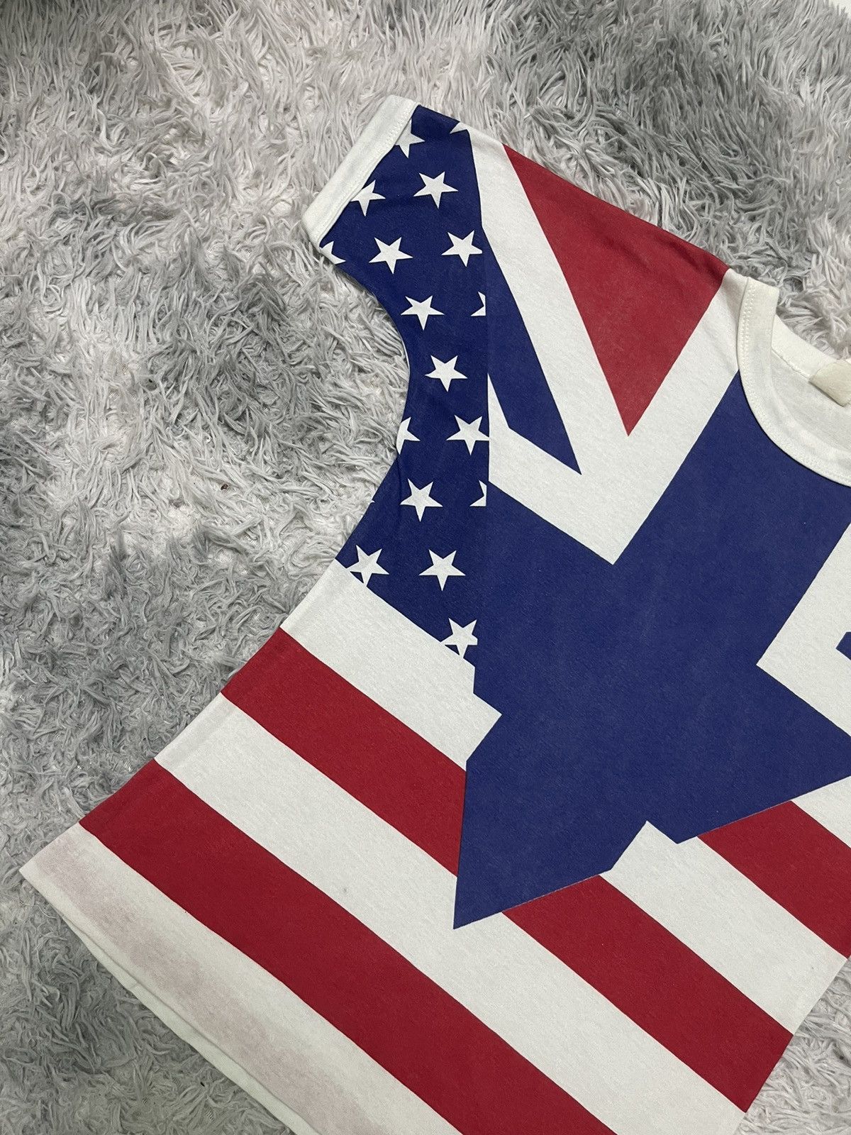 Other 80s AMERICAN FLAG FULL PRINT SHIRT RARE Size US M / EU 48-50 / 2 - 3 Thumbnail