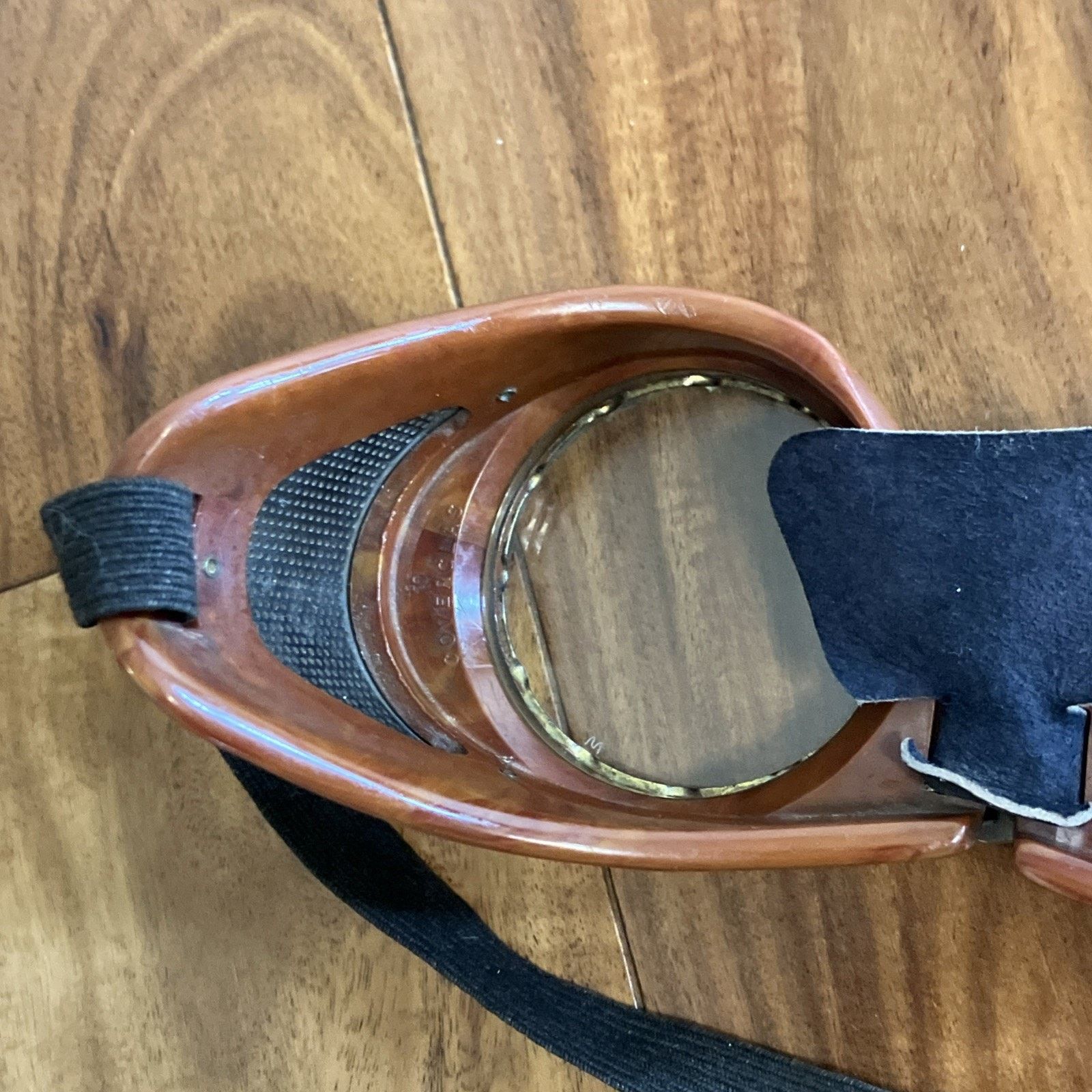 American Optical Vintage 1950s Steam Punk Motorcycle Aviator Goggles Bakelite Size ONE SIZE - 15 Thumbnail