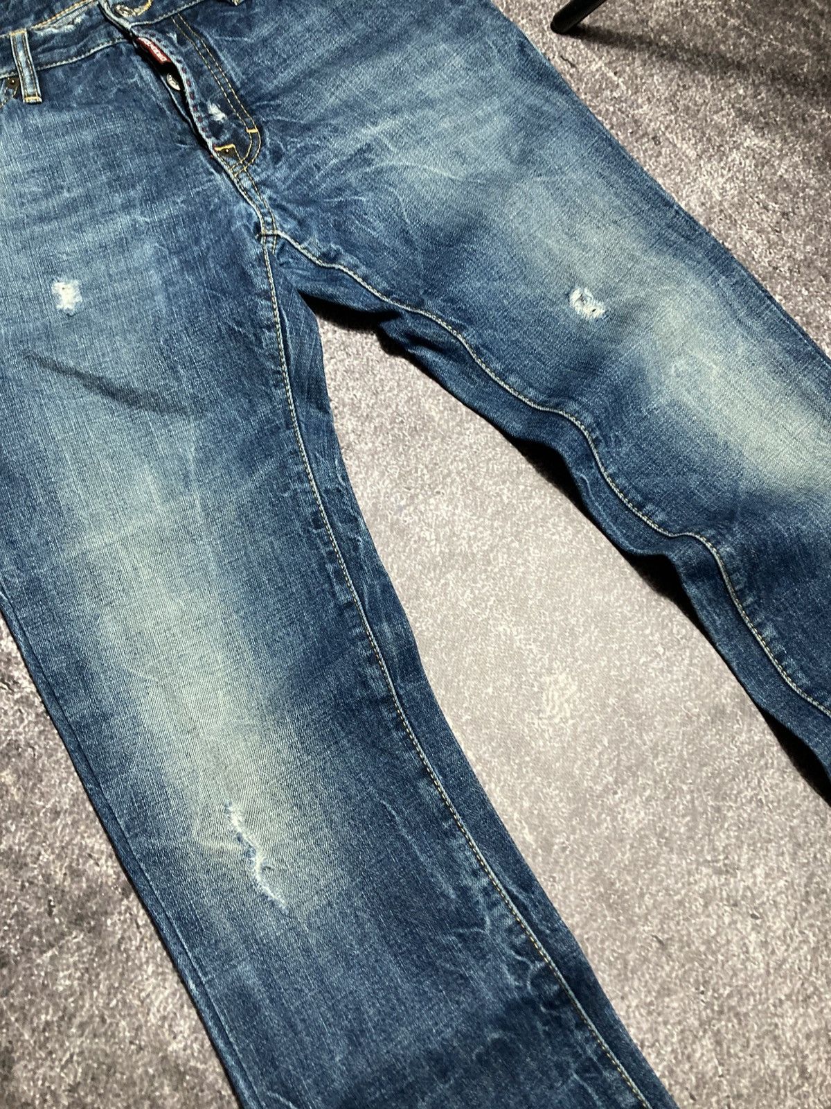 Dsquared2 Dsquared2 Unisex Jeans Size 46 US 30 Distressed Blue Denim Size 30" / US 8 / IT 44 - 3 Thumbnail