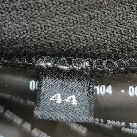 Prada Prada Logo Cotton Trousers in Black . Size 41" - 6 Thumbnail