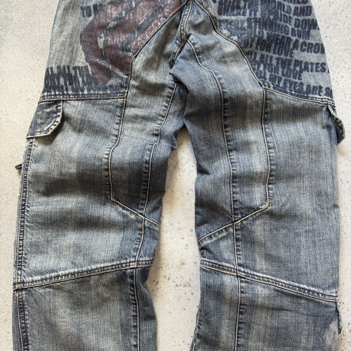 If Six Was Nine Avant Garde Vintage Washed Denim Jeans Size US 30 / EU 46 - 11 Thumbnail