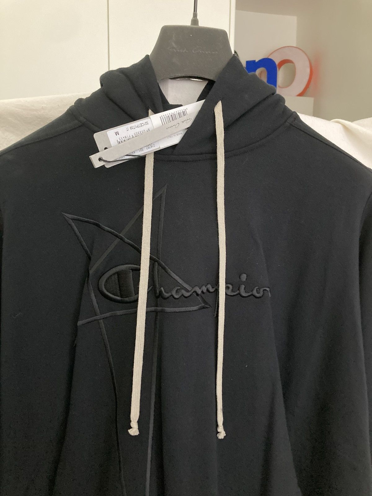 Champion × Rick Owens NEVER WORN / Rick Owens x Champion Hooded Sweatshirt Size US M / EU 48-50 / 2 - 8 Thumbnail