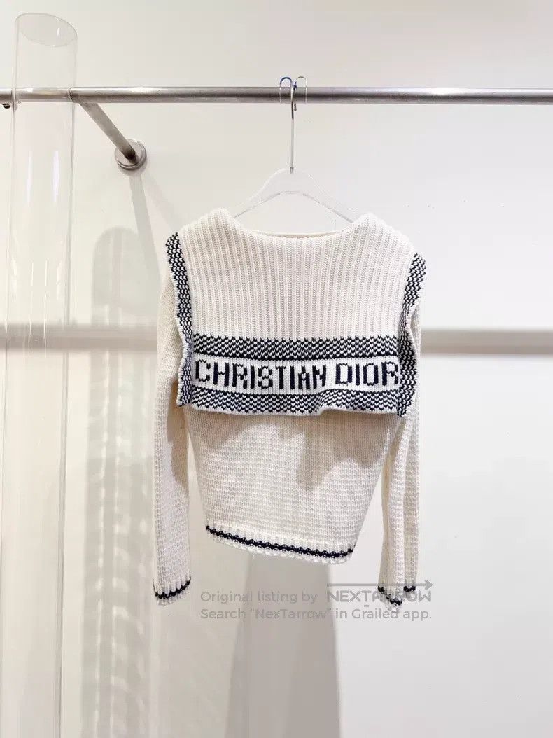 Dior Dior White cardigan coat Size XS / US 0-2 / IT 36-38 - 4 Thumbnail