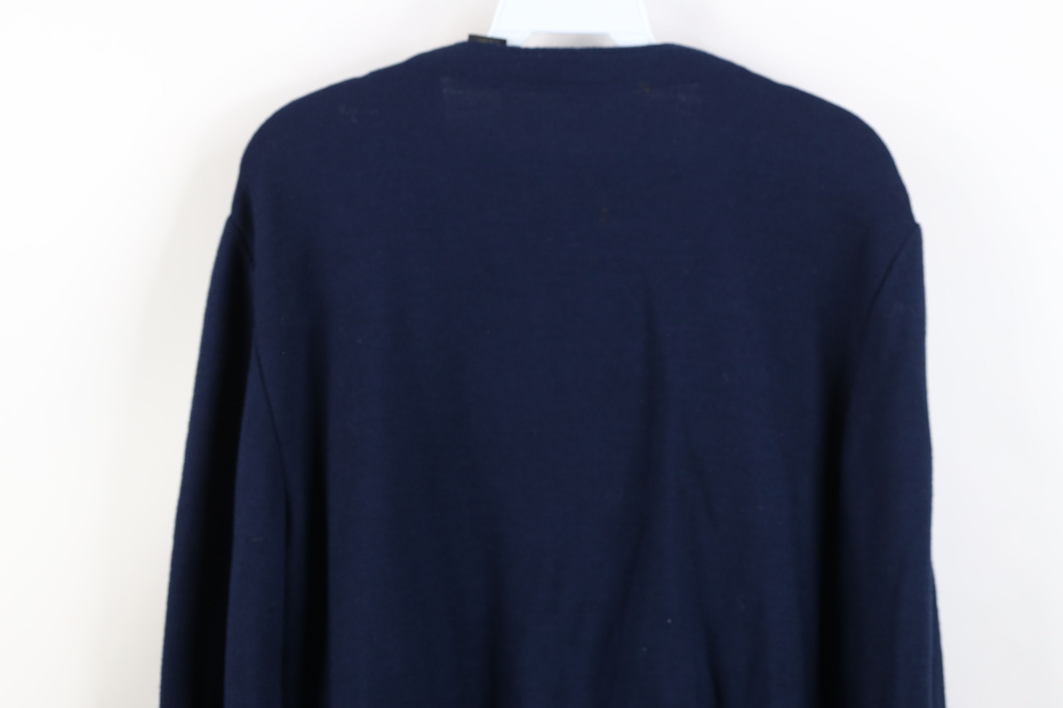Vintage Vintage 70s Streetwear Kurt Cobain Cardigan Sweater Blue Size US L / EU 52-54 / 3 - 12 Thumbnail