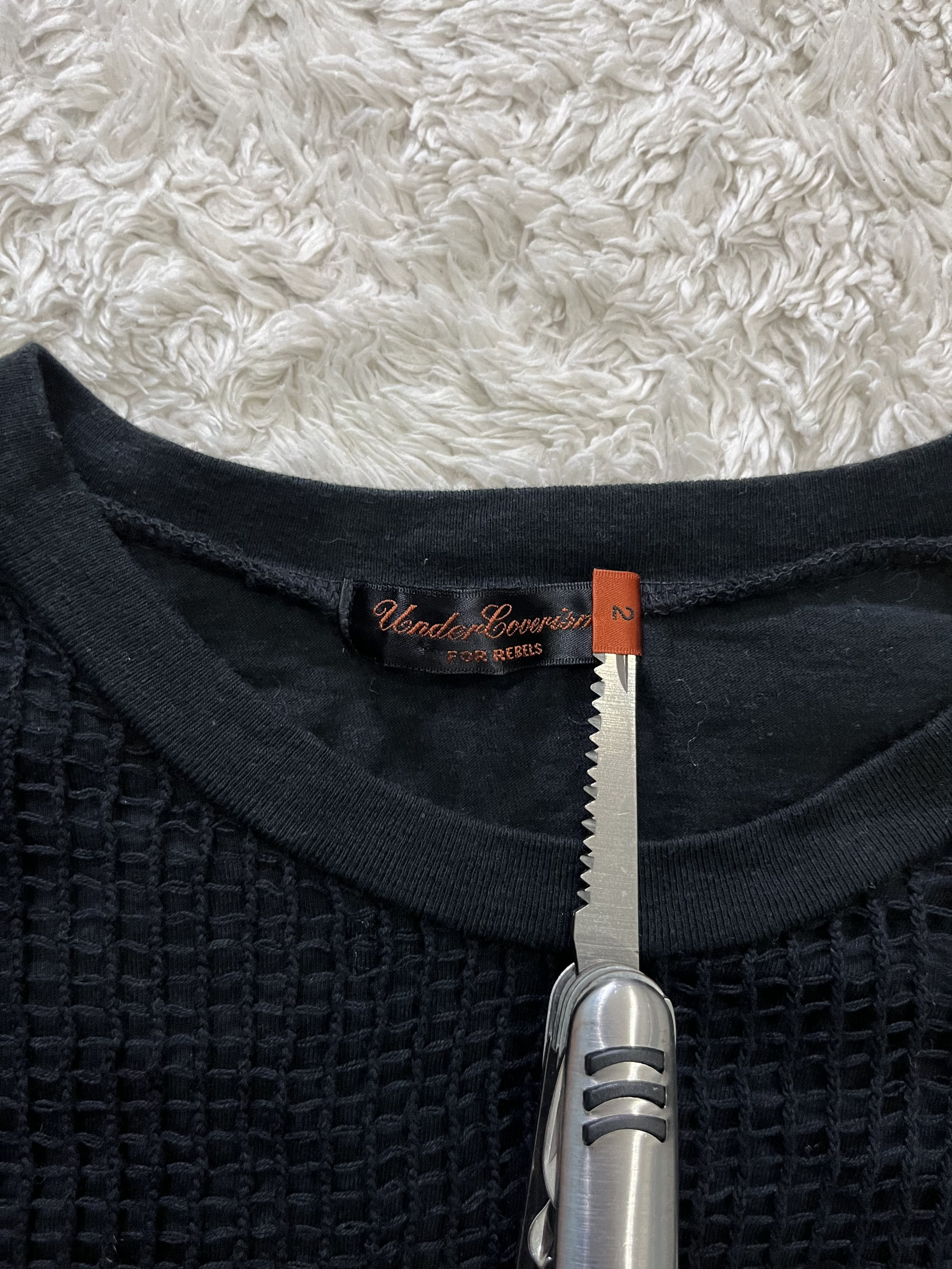 Undercover AW06 - 07 undercover mesh double layered shirt Size US M / EU 48-50 / 2 - 7 Thumbnail