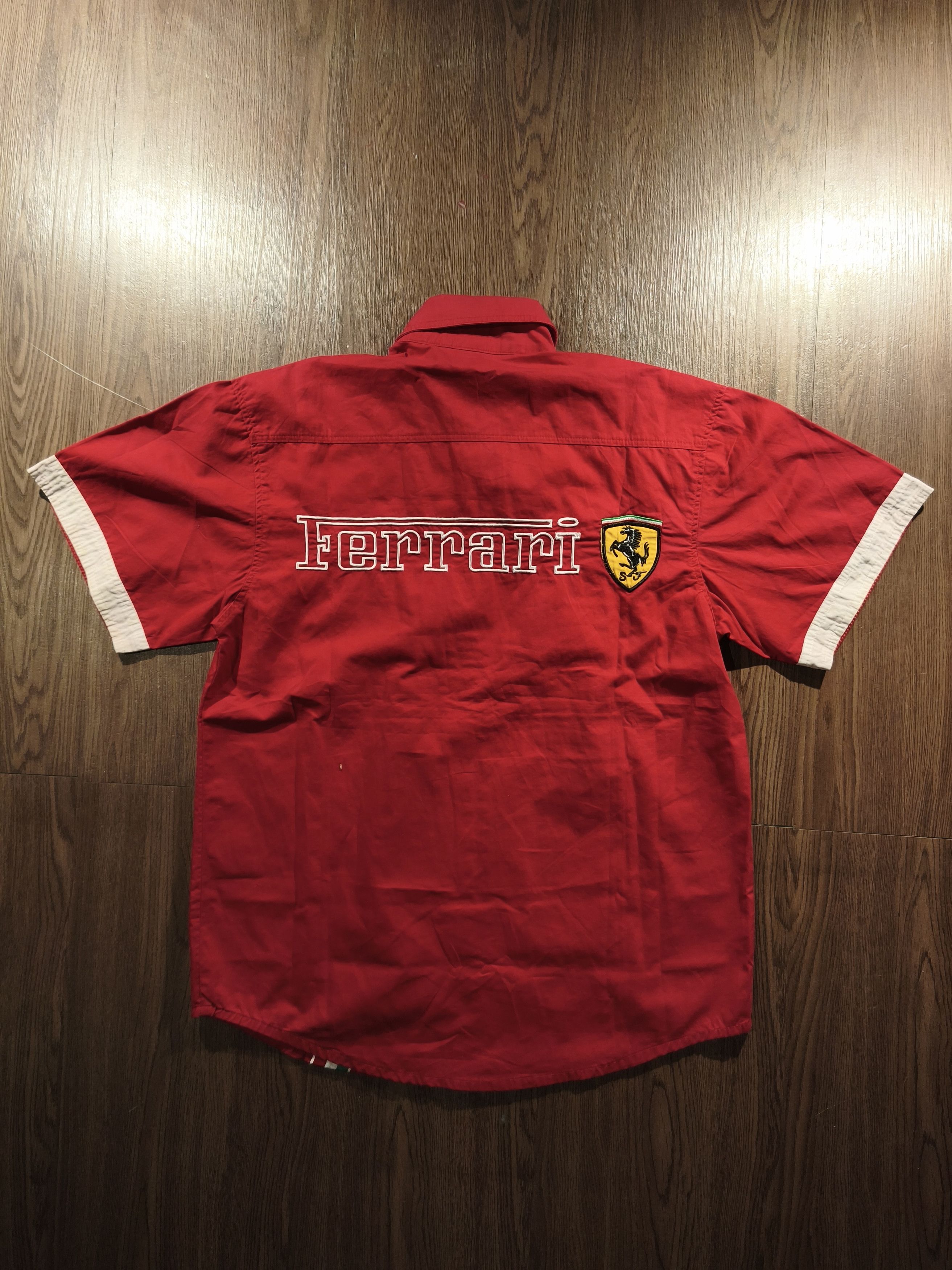 Ferrari Ferrari Barcode Italy Racing Workshirt Size US M / EU 48-50 / 2 - 3 Thumbnail