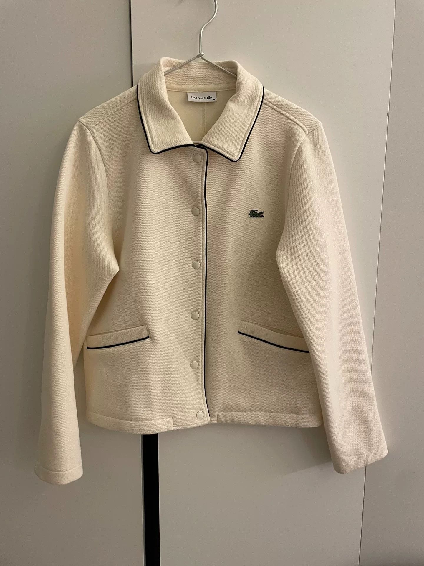 Lacoste Lacoste 25 New Button Collar Short Coat Size S / US 4 / IT 40 - 1 Thumbnail