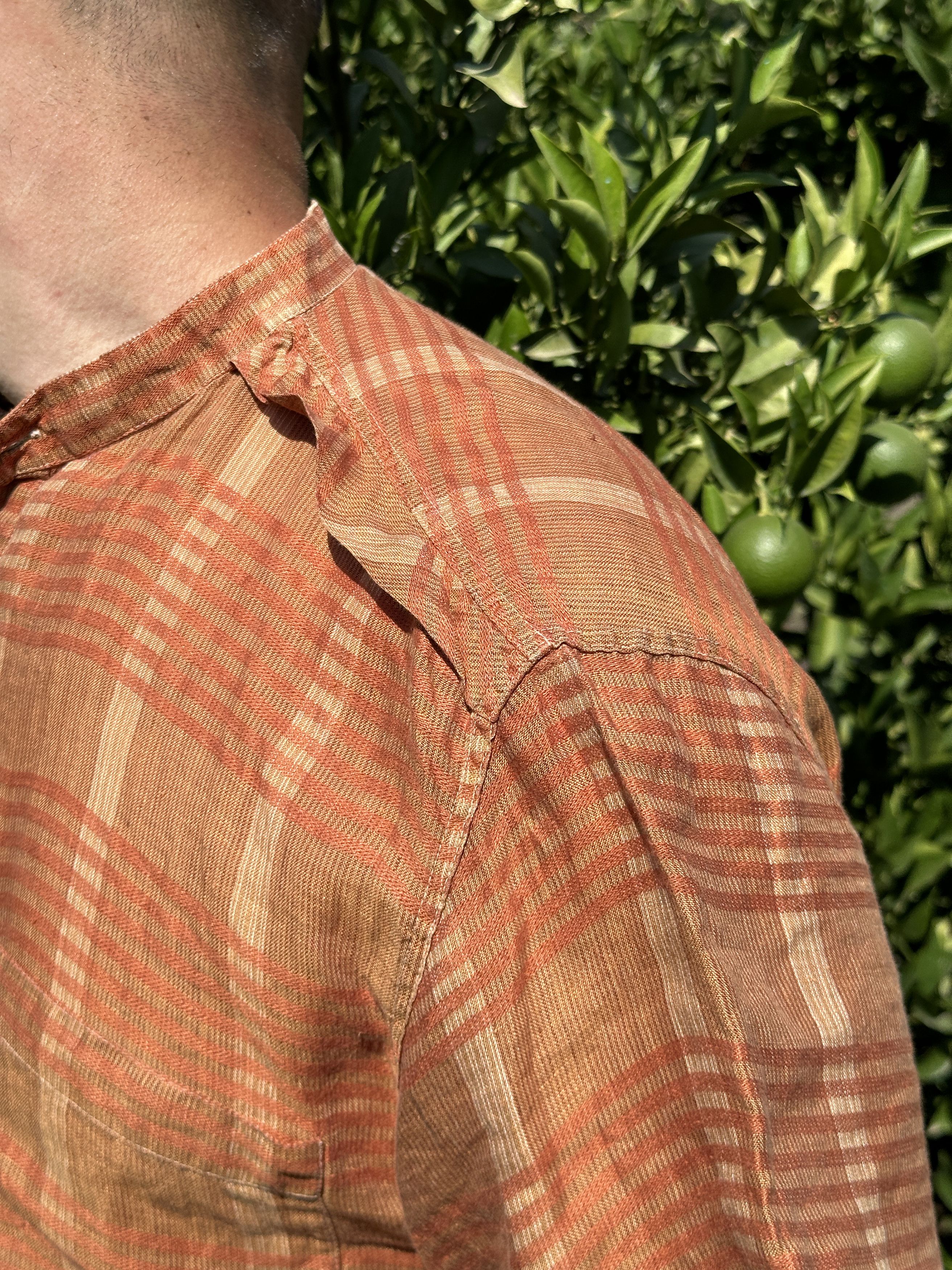 Missoni Missoni Uomo Check CasualDress Shirt Flax Linen Retro Size L Size US L / EU 52-54 / 3 - 11 Thumbnail