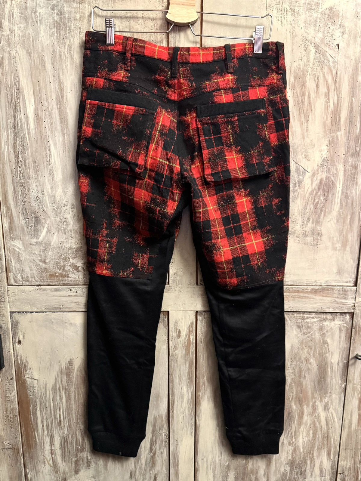 Yohji Yamamoto yohji yamamoto grunge check pants 3 jp Size 27" / US 4 / IT 40 - 6 Thumbnail