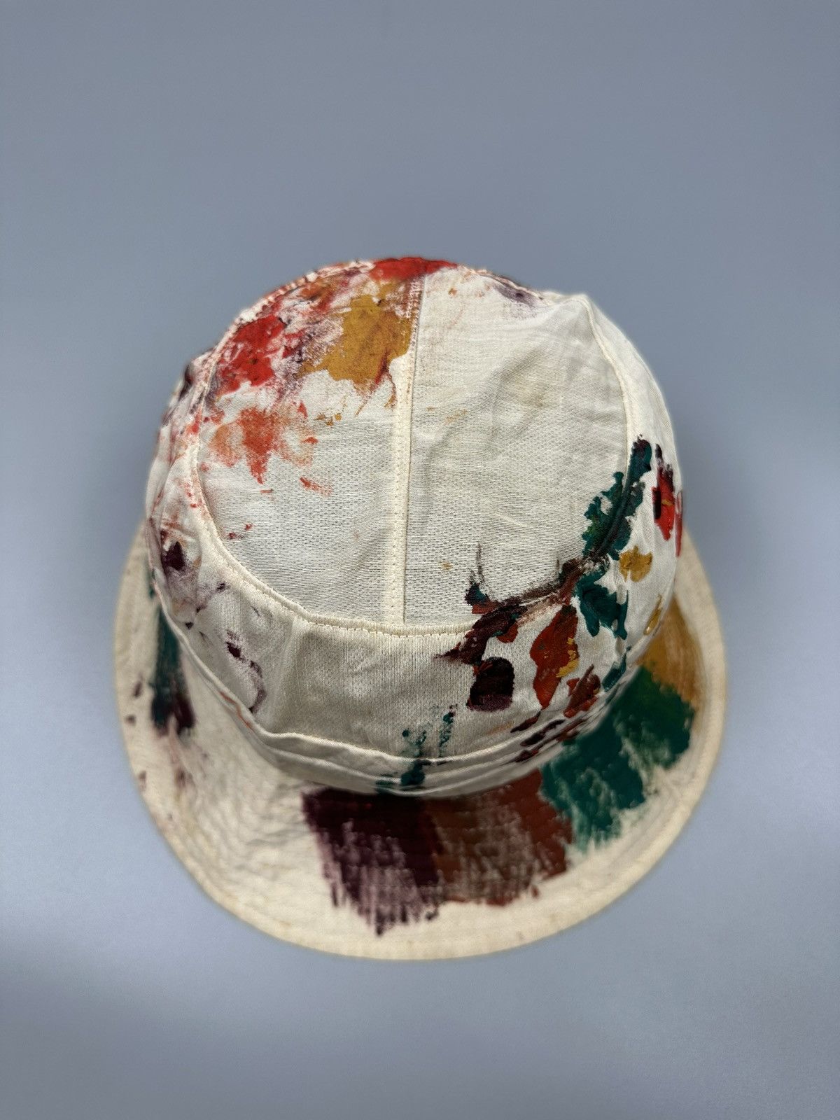 Balenciaga Vintage Balenciaga Painted Design Bucket Hat Size ONE SIZE - 4 Thumbnail