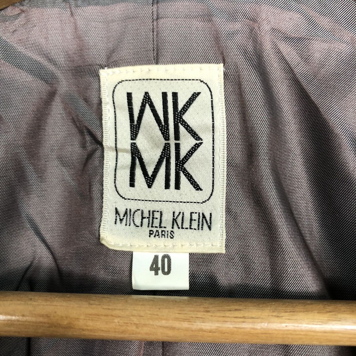 Michel Klein 📌Vintage Cropped Biker Jacket Michel Klein Paris Size M / US 6-8 / IT 42-44 - 18 Thumbnail