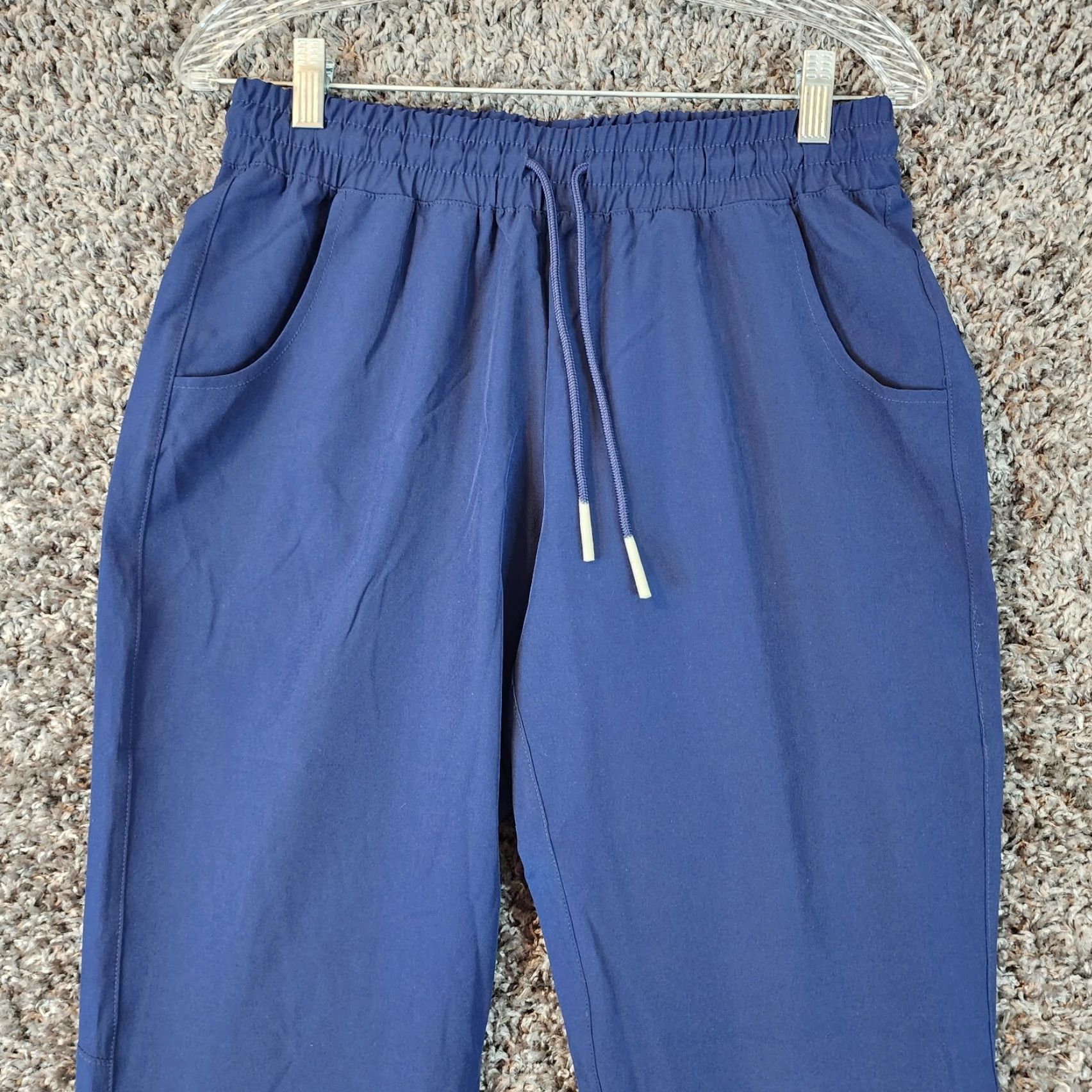 Holloway Holloway Womens Blue Navy Elastic Waist Jogger Pants Medium Size 32" / US 10 / IT 46 - 2 Thumbnail