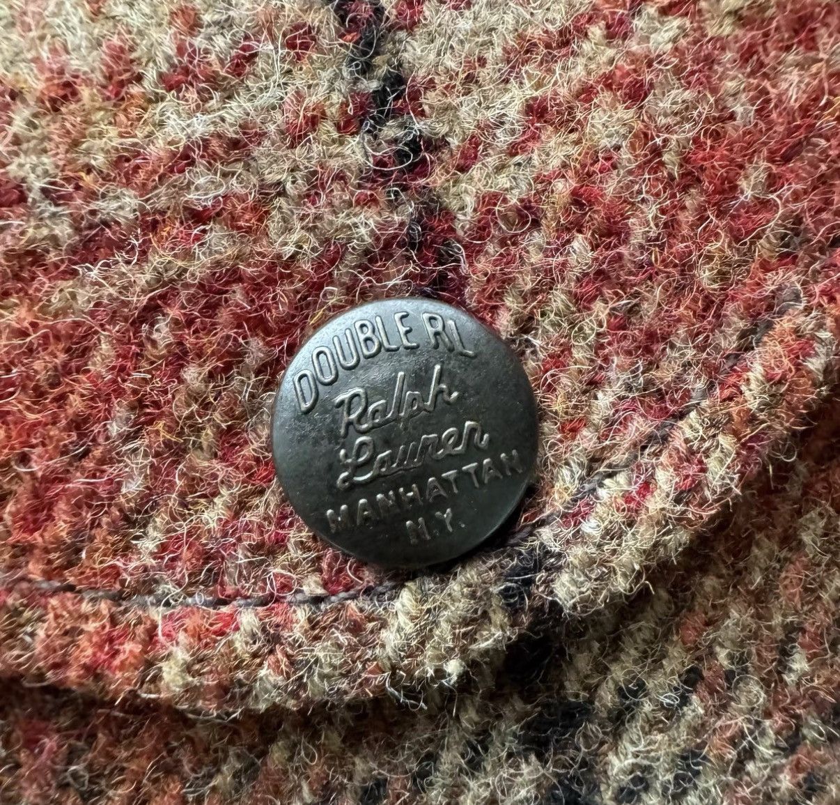 Ralph Lauren Ralph Lauren Double RL RRL Wool Tweed Safari Jacket K22 Size US S / EU 44-46 / 1 - 7 Thumbnail