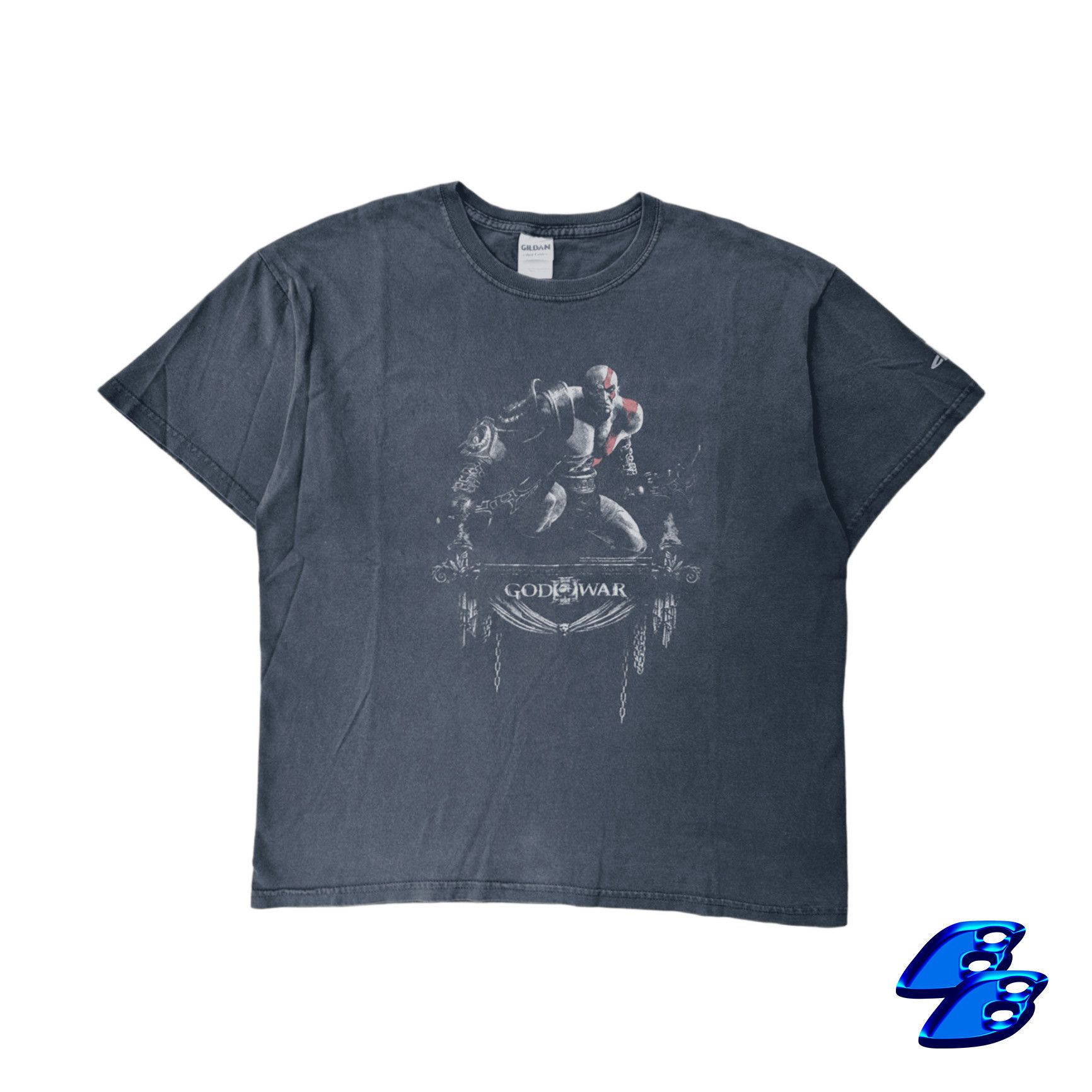The Game God Of War 3 Kratos Official tee Size US XL / EU 56 / 4 - 1 Thumbnail