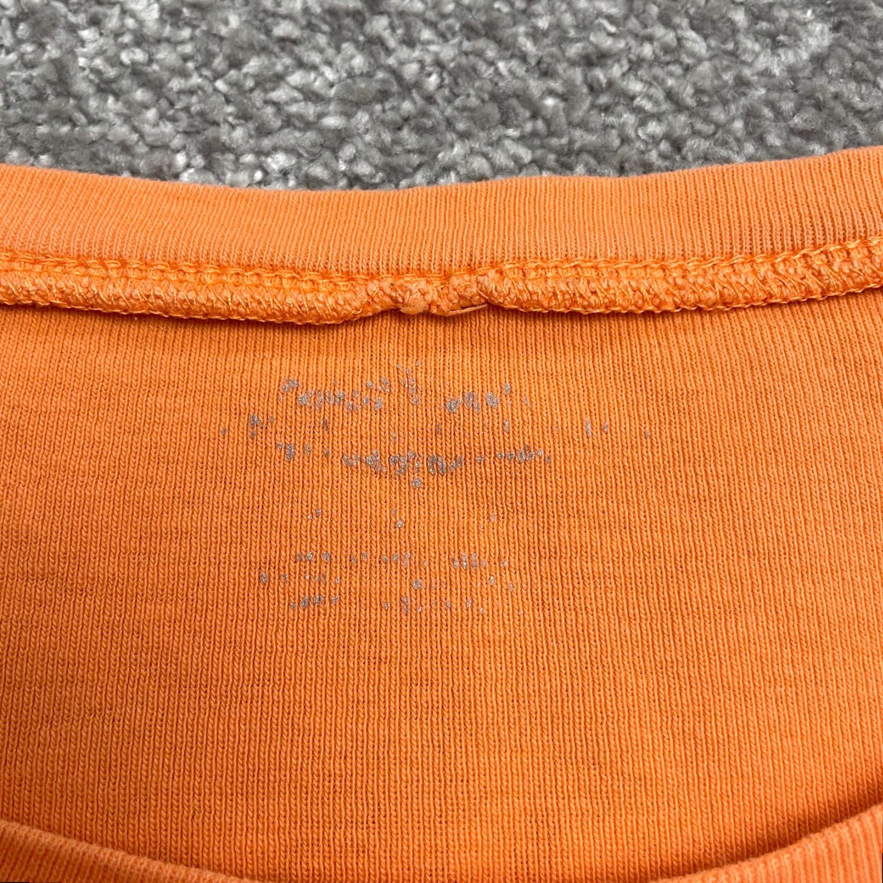 Tommy Hilfiger Tommy Hilfiger Basic T-Shirt Womens L Orange Round Neck Long Sleeve Casual Size L / US 10 / IT 46 - 7 Thumbnail