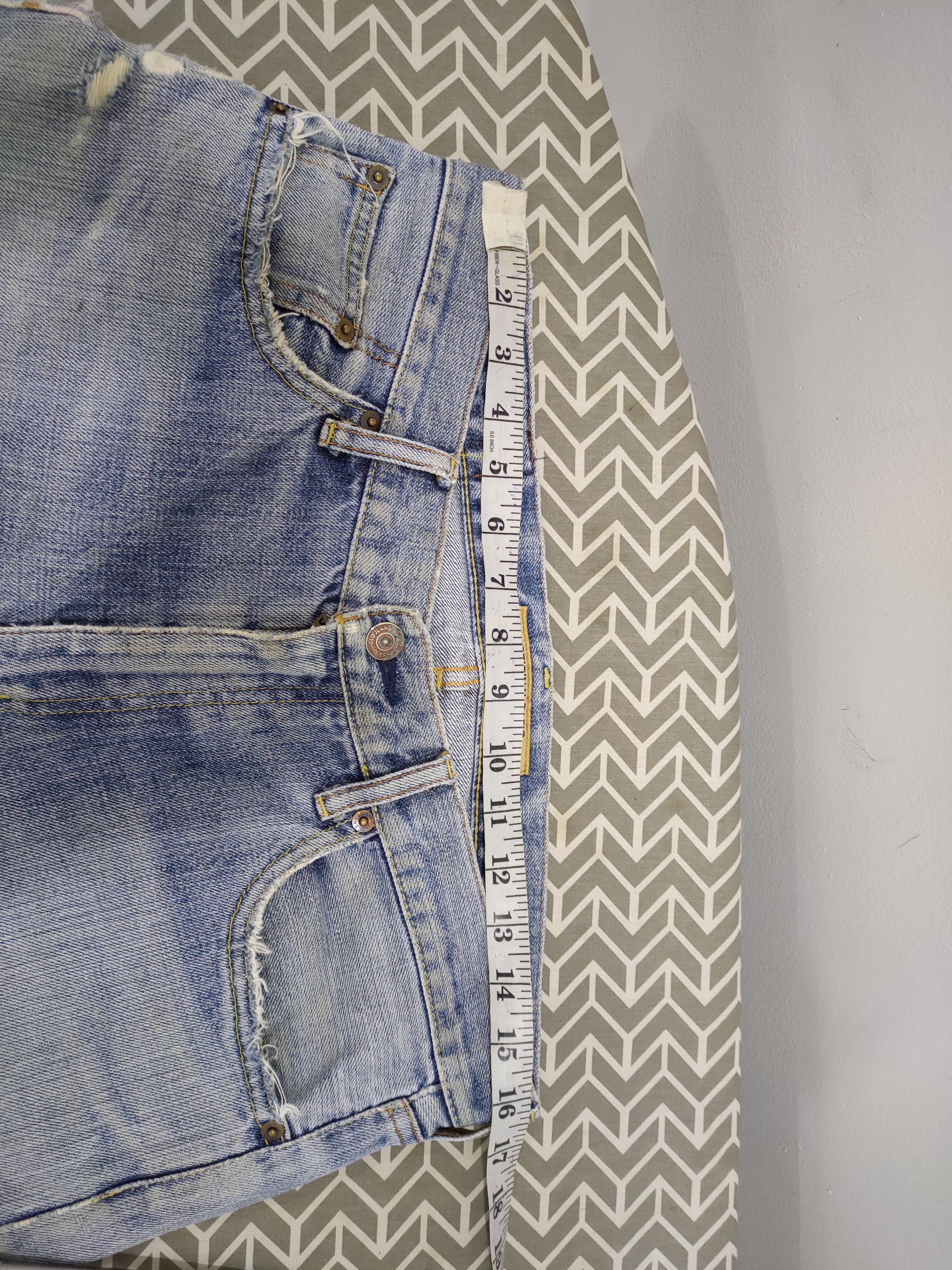 Japanese Brand JAPANES VINTAGE DISTRESSED JEAN DENIM PANTS Size US 32 / EU 48 - 14 Thumbnail