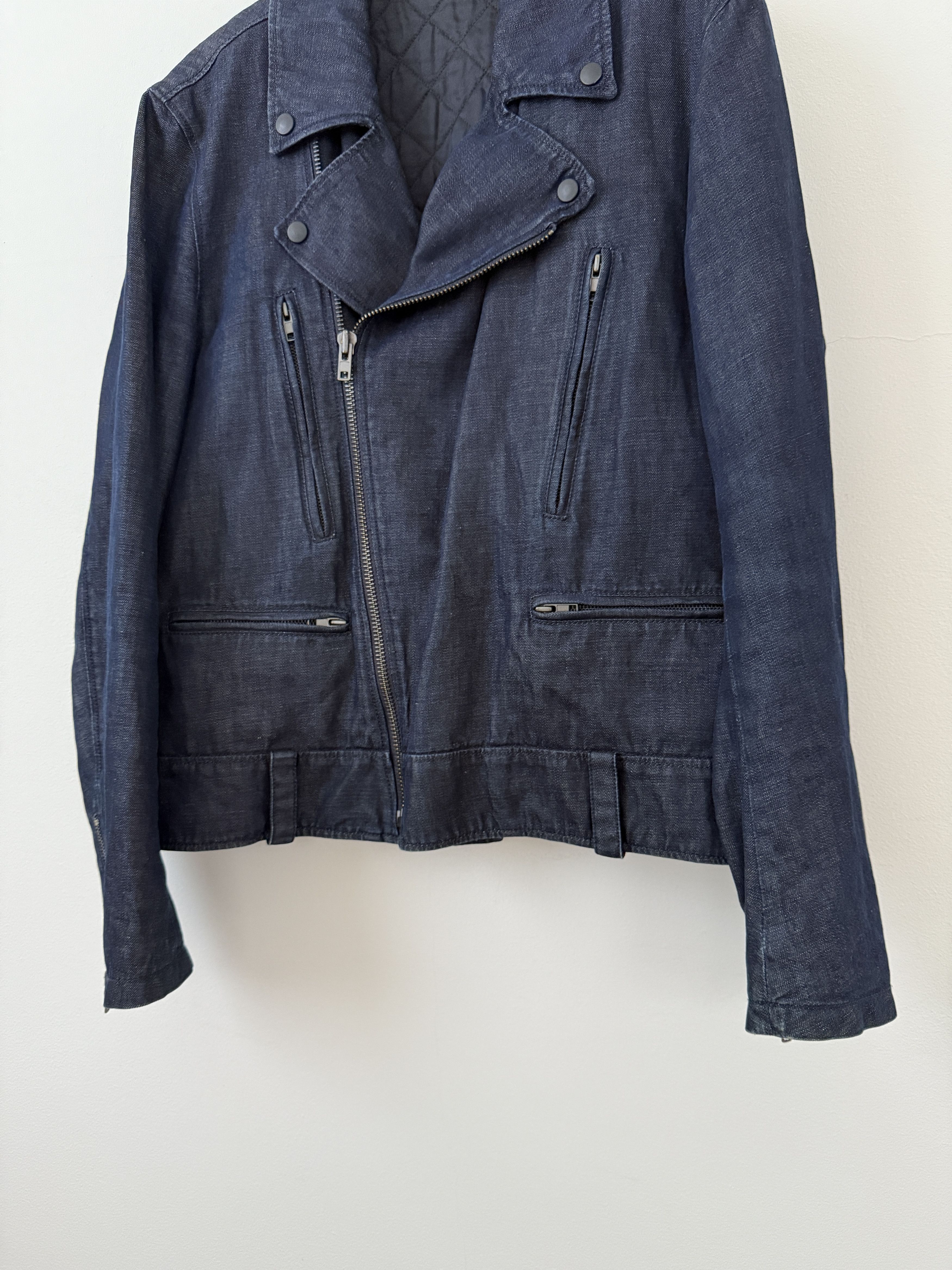 Maison Margiela 2011 Replica Denim Perfecto Moto Jacket Size US M / EU 48-50 / 2 - 7 Thumbnail