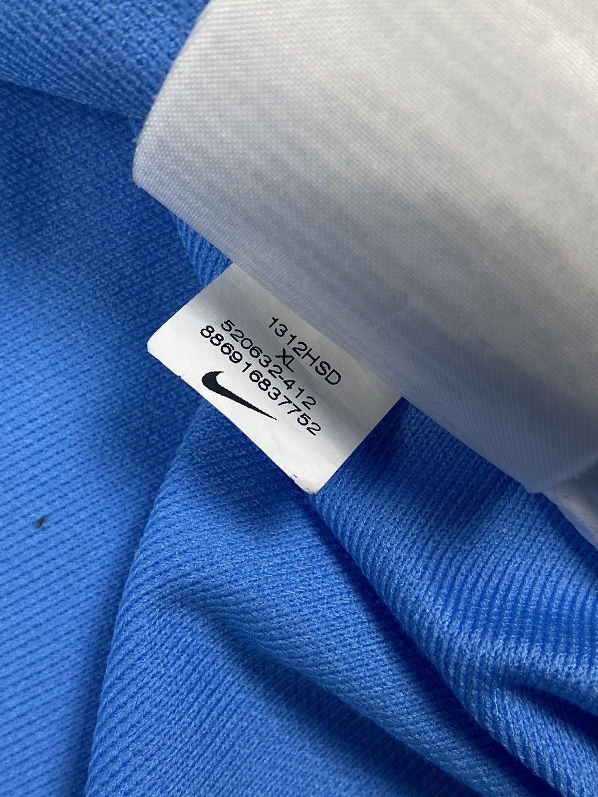 Nike × Vintage Vintage Nike Manchester City Drill Soccer Jersey Size US XL / EU 56 / 4 - 13 Thumbnail