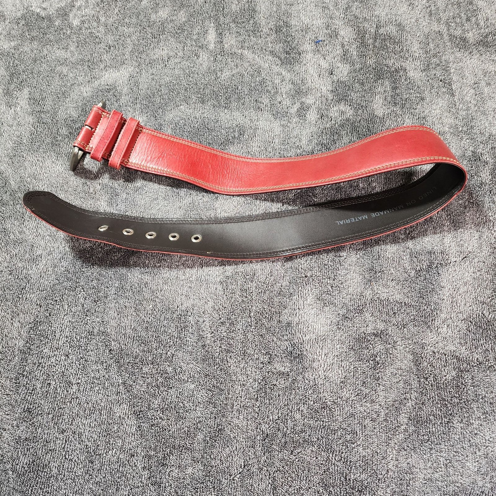 Fossil Red Fossil Leather Fashion Belt C Size ONE SIZE - 5 Thumbnail