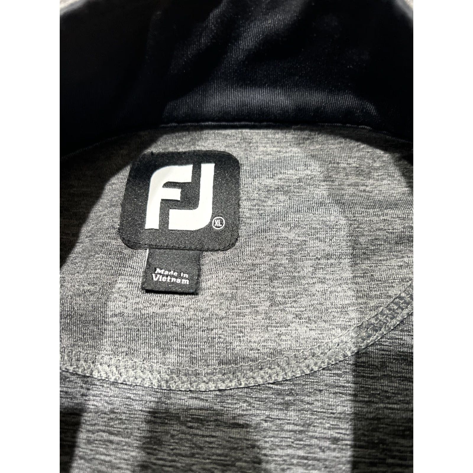 Footjoy FootJoy Vest Mens Performance 1/4 Zip Golf Sleeveless Gray XL Size US XL / EU 56 / 4 - 5 Thumbnail