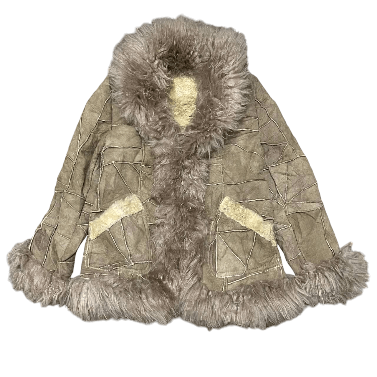 Leather Vintage Japanese Brand Sheepskin Fur Leather Jacket Size US S / EU 44-46 / 1 - 1 Thumbnail