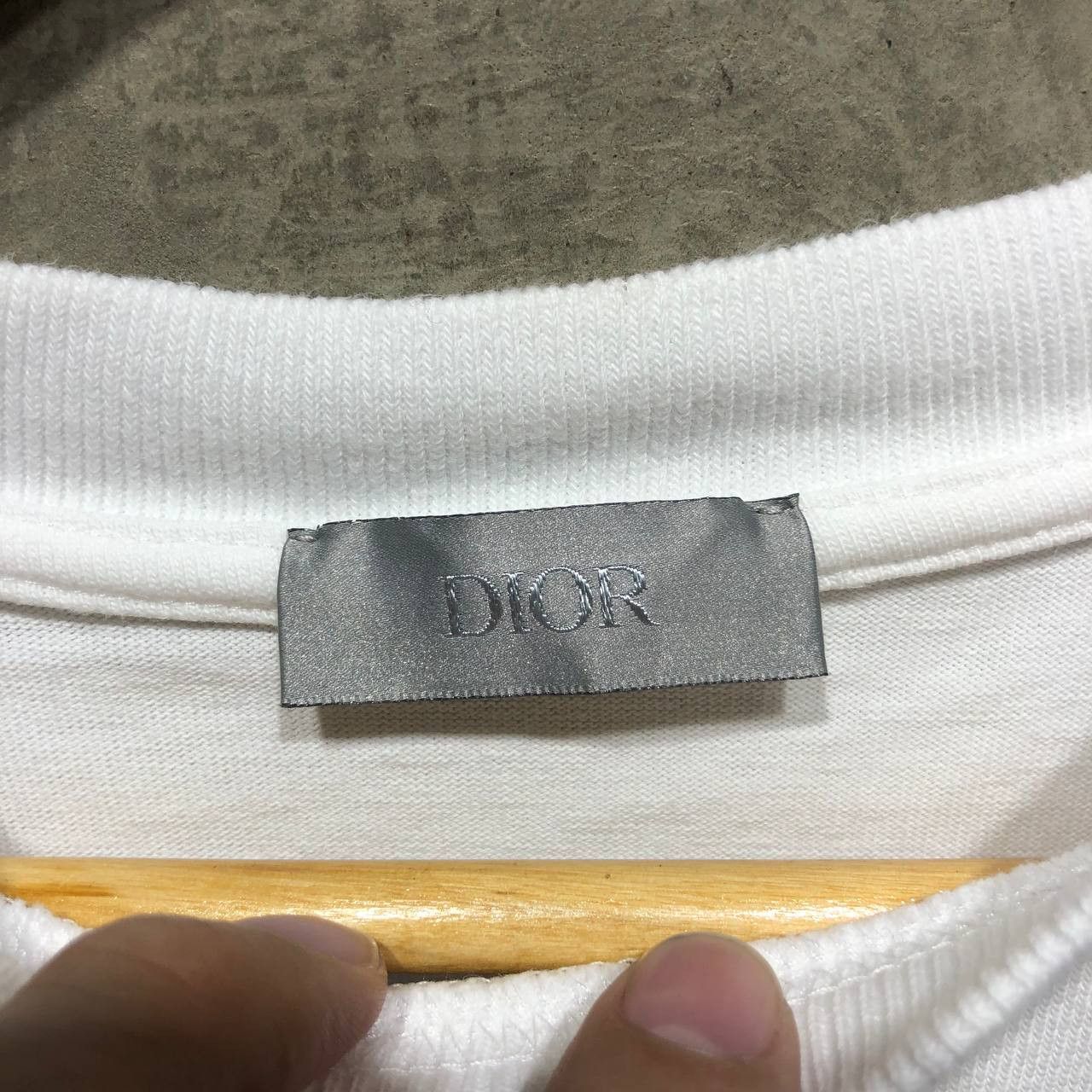 Dior × Stussy Dior X Stussy Small embroidered pocket tee Size US S / EU 44-46 / 1 - 6 Thumbnail