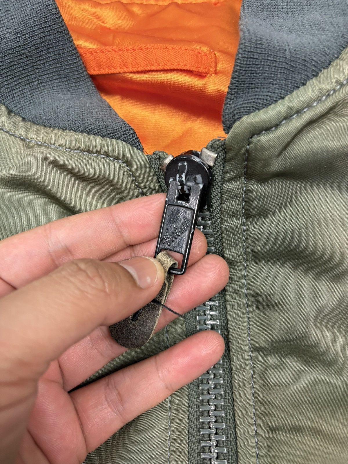 Alpha Industries Vintage 1980s Ma-1 Intermediate Reversible Bomber Jacket Size US M / EU 48-50 / 2 - 9 Thumbnail