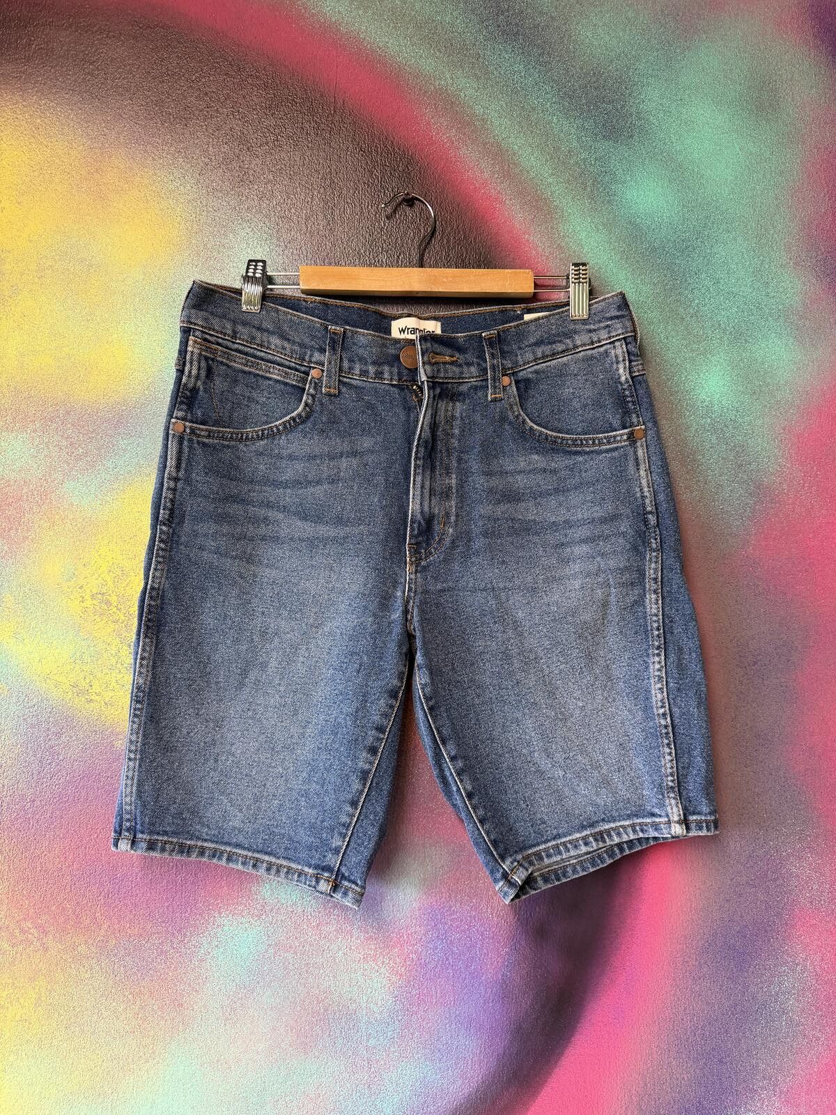 Other Wrangler blue denim shorts in size 30 Size 30" / US 8 / IT 44 - 3 Thumbnail