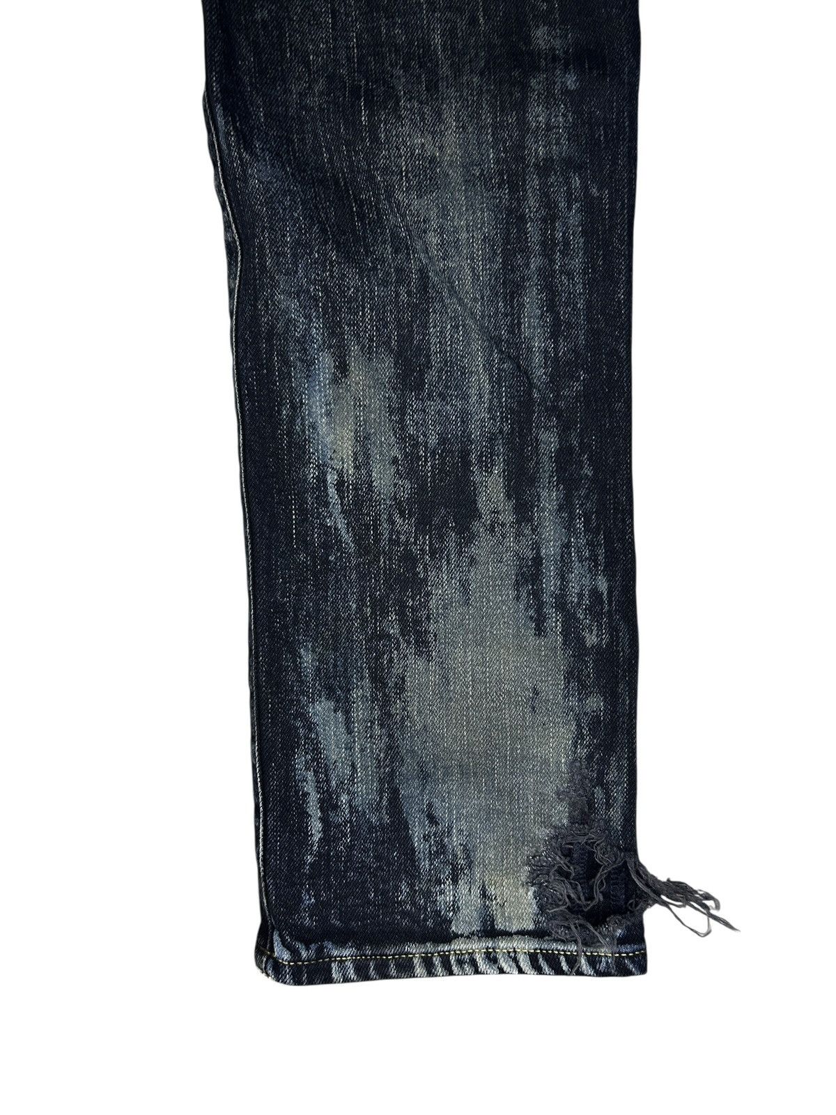 Saint Laurent Paris 2014 Mud Destroyed Denim Size US 32 / EU 48 - 11 Thumbnail