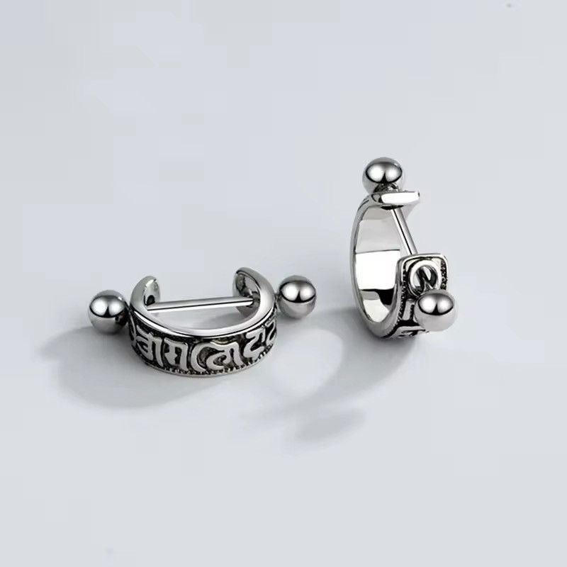 Jewelry × Vintage Vintage six character truth Earrings Size ONE SIZE - 6 Thumbnail