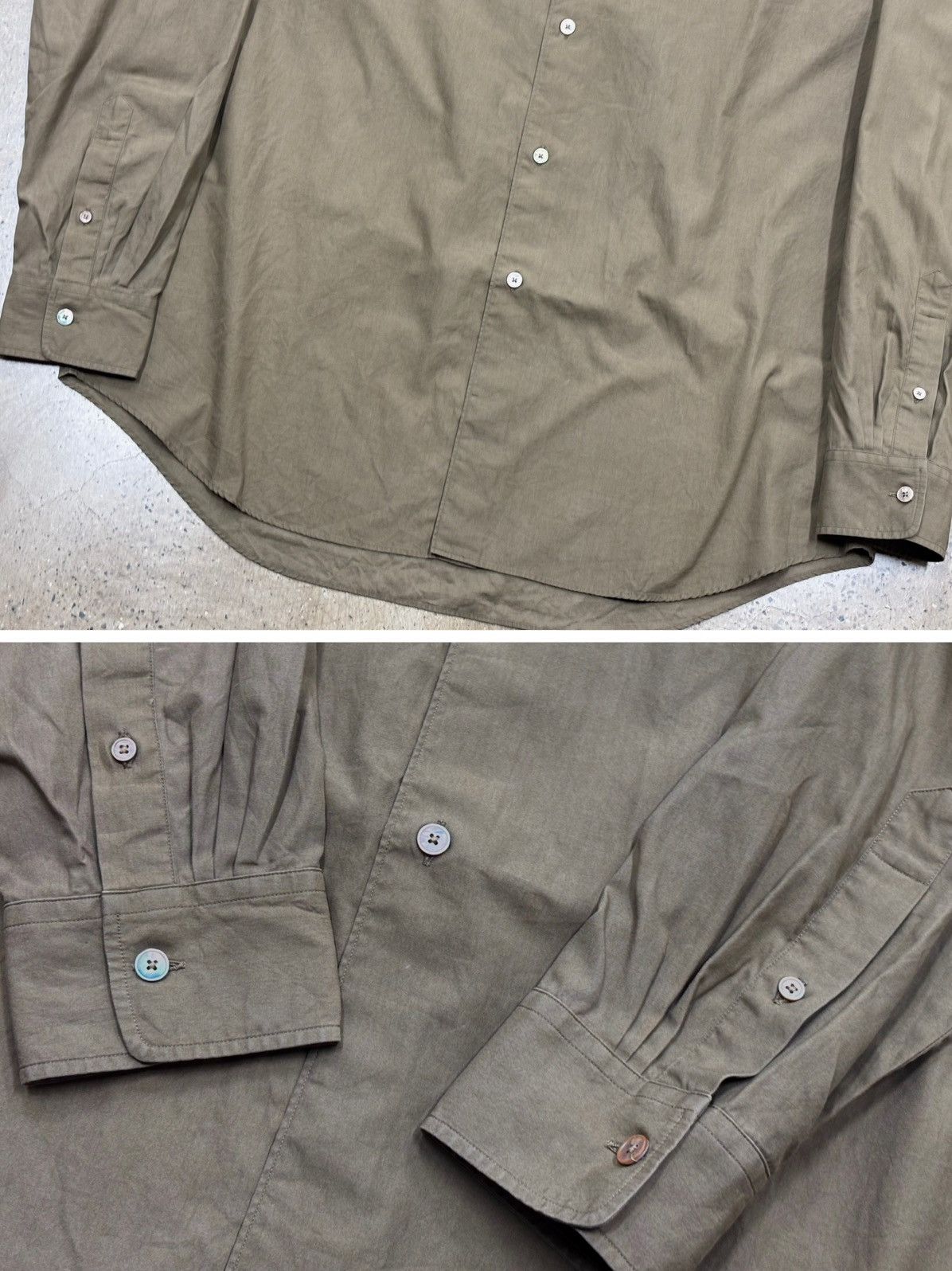 Auralee Auralee 24 Washed Finx Twill Shirt Size US XL / EU 56 / 4 - 6 Thumbnail