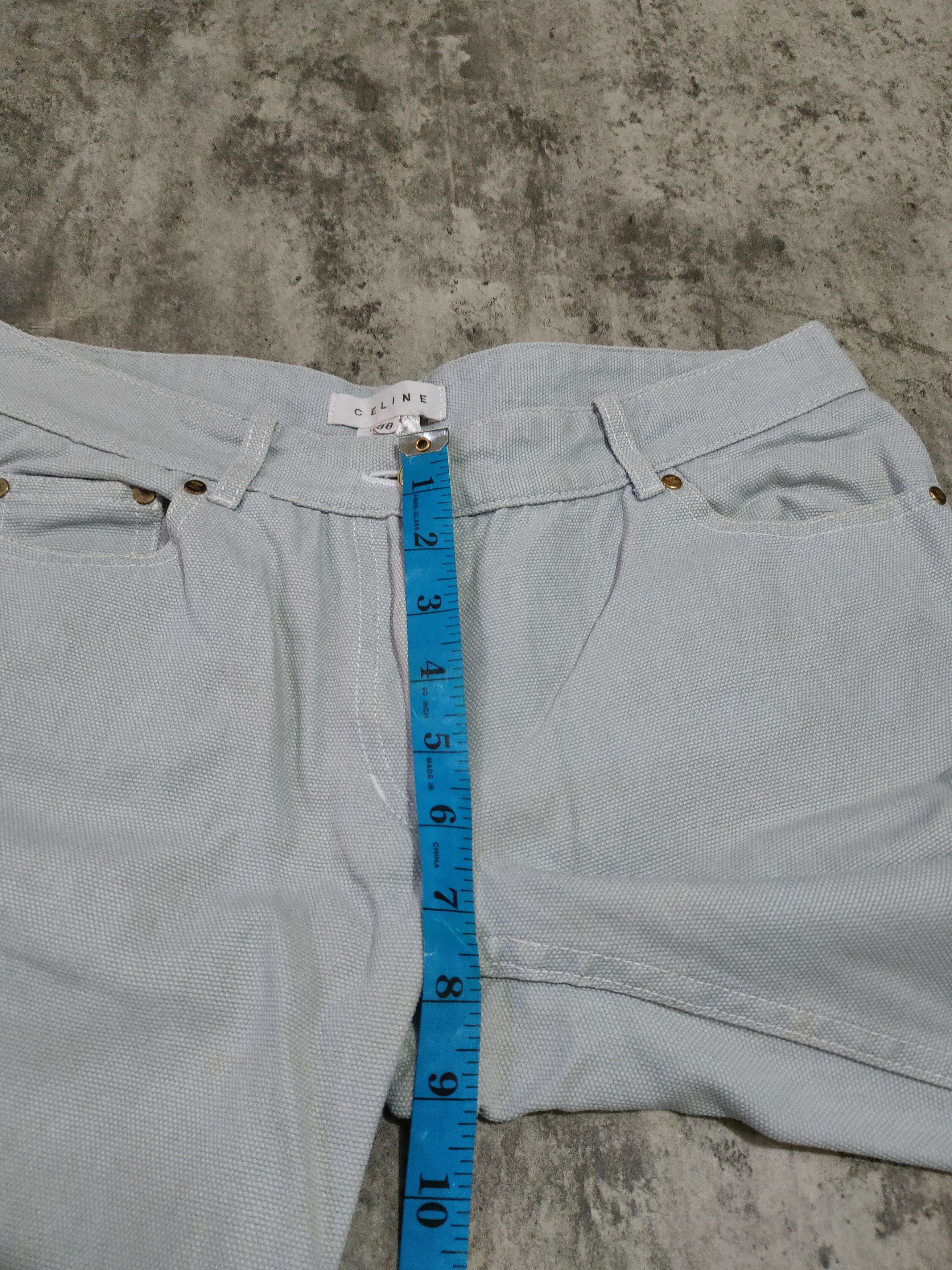 Celine Celine Modele Depose Croppeds jeans Size 29" - 17 Thumbnail