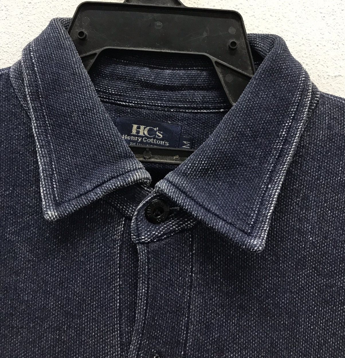 Henry Cotton's × Japanese Brand × Vintage Vintage HC’s Henry Cotton’s Blue Feel Made In Japan Jacket Size US M / EU 48-50 / 2 - 3 Thumbnail