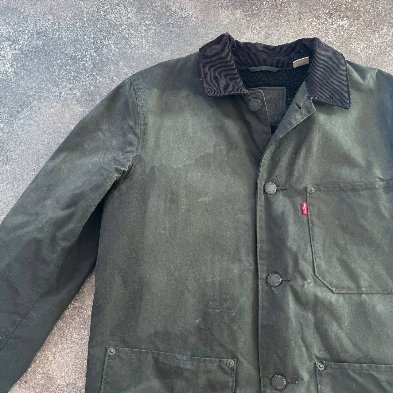 Levi's Levis x Halley Stevensons Vintage Rare Waxed Cotton Jacket Size US S / EU 44-46 / 1 - 7 Thumbnail