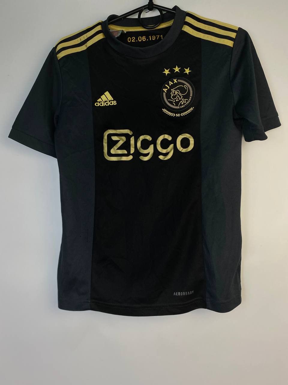 Adidas Vintage soccer Kids Third Jersey Ajax Amsterdam 2020/21 Size US XS / EU 42 / 0 - 1 Thumbnail