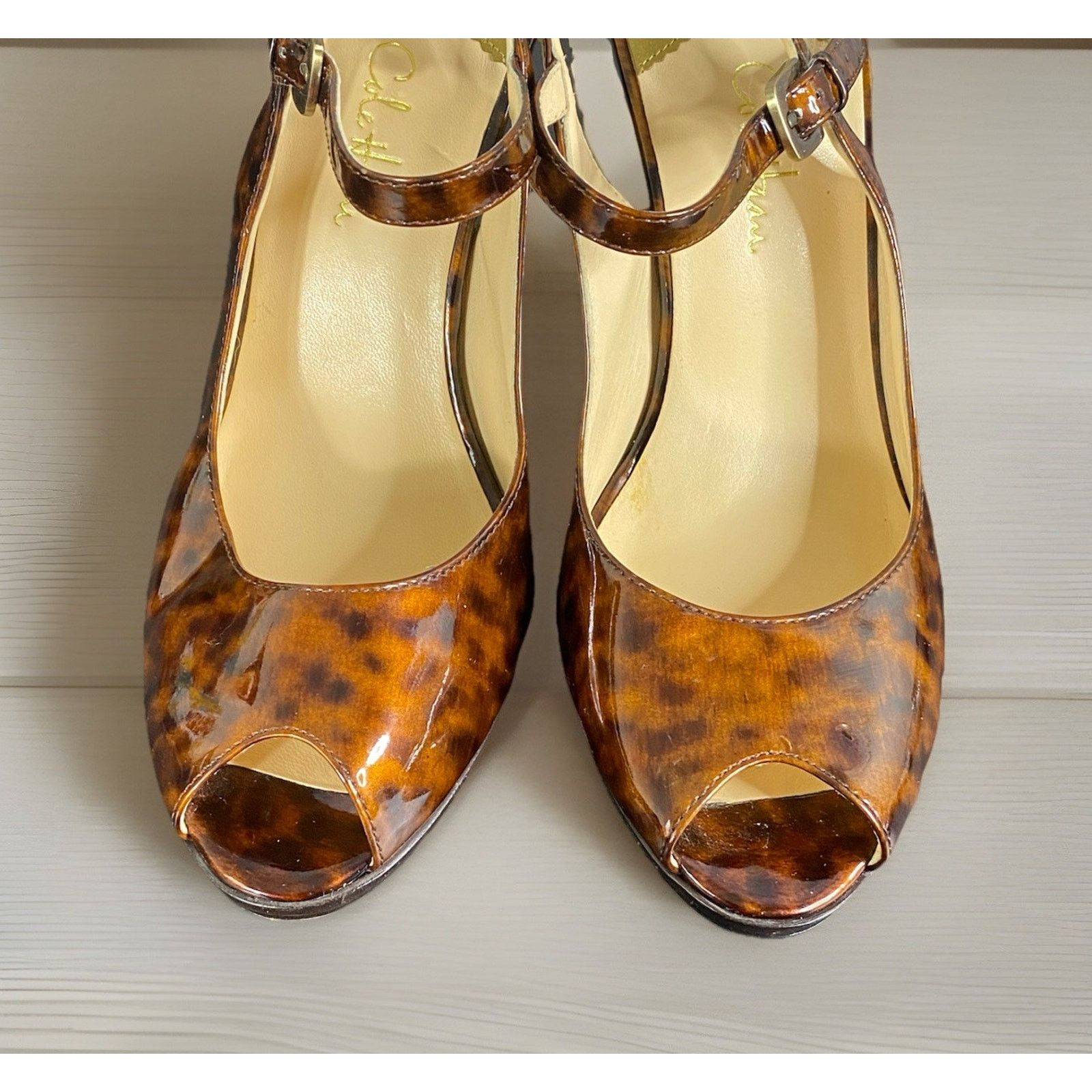 Cole Haan Cole Haan Women High Heels D8 D26187/ Size 9.5 Faux Tortoise Size US 9.5 / IT 39.5 - 3 Thumbnail