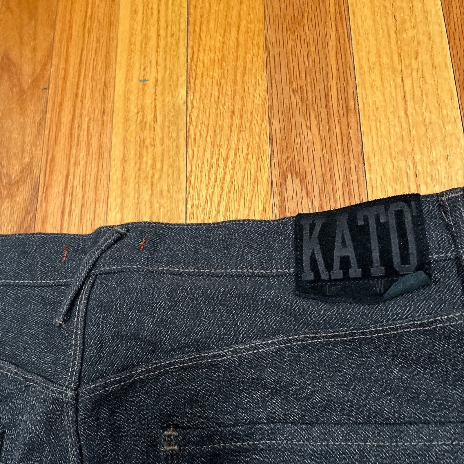 KATO Hiroshi Kato Slouch Tweeded Forest Made In USA Jeans Flecked Size US 36 / EU 52 - 14 Thumbnail