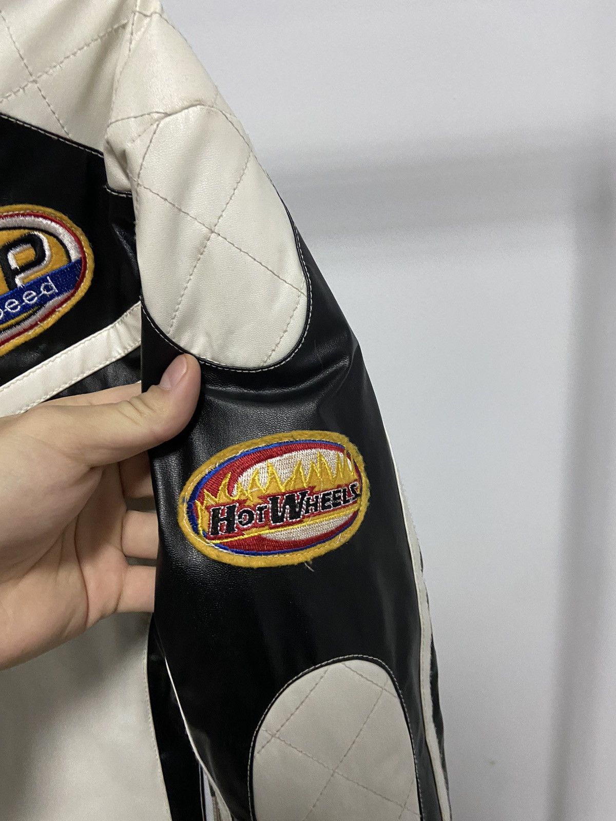 Vintage Wonder team racing jacket hot wheels 🛞 big logo Size L / US 10 / IT 46 - 7 Thumbnail