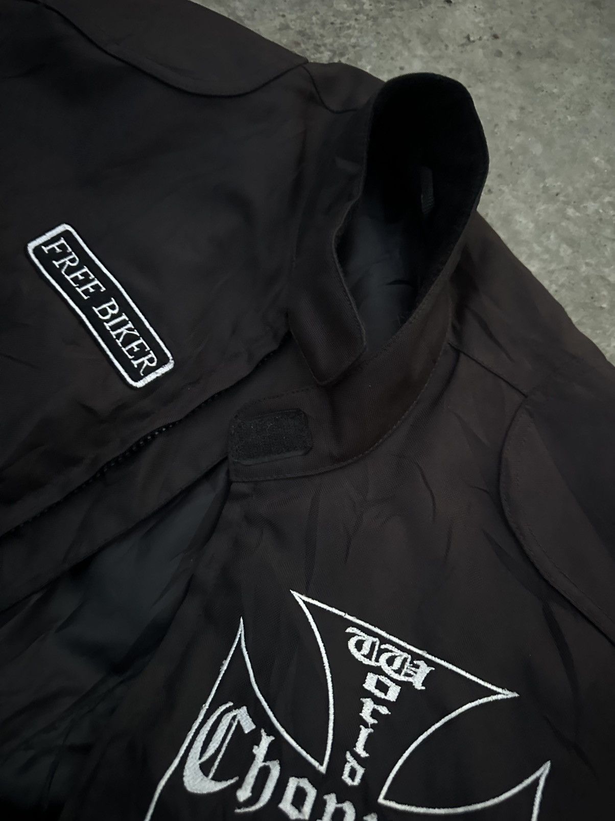 West Coast Choppers Rare Vintage Y2K West Coast Choppers iron cross biker jacket Size US L / EU 52-54 / 3 - 9 Thumbnail