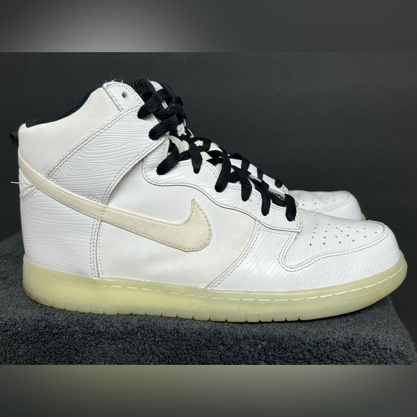 Nike Nike Dunk High White Translucent 2013 SIZE 10 CLEAN Size US 10 / EU 43 - 2 Thumbnail