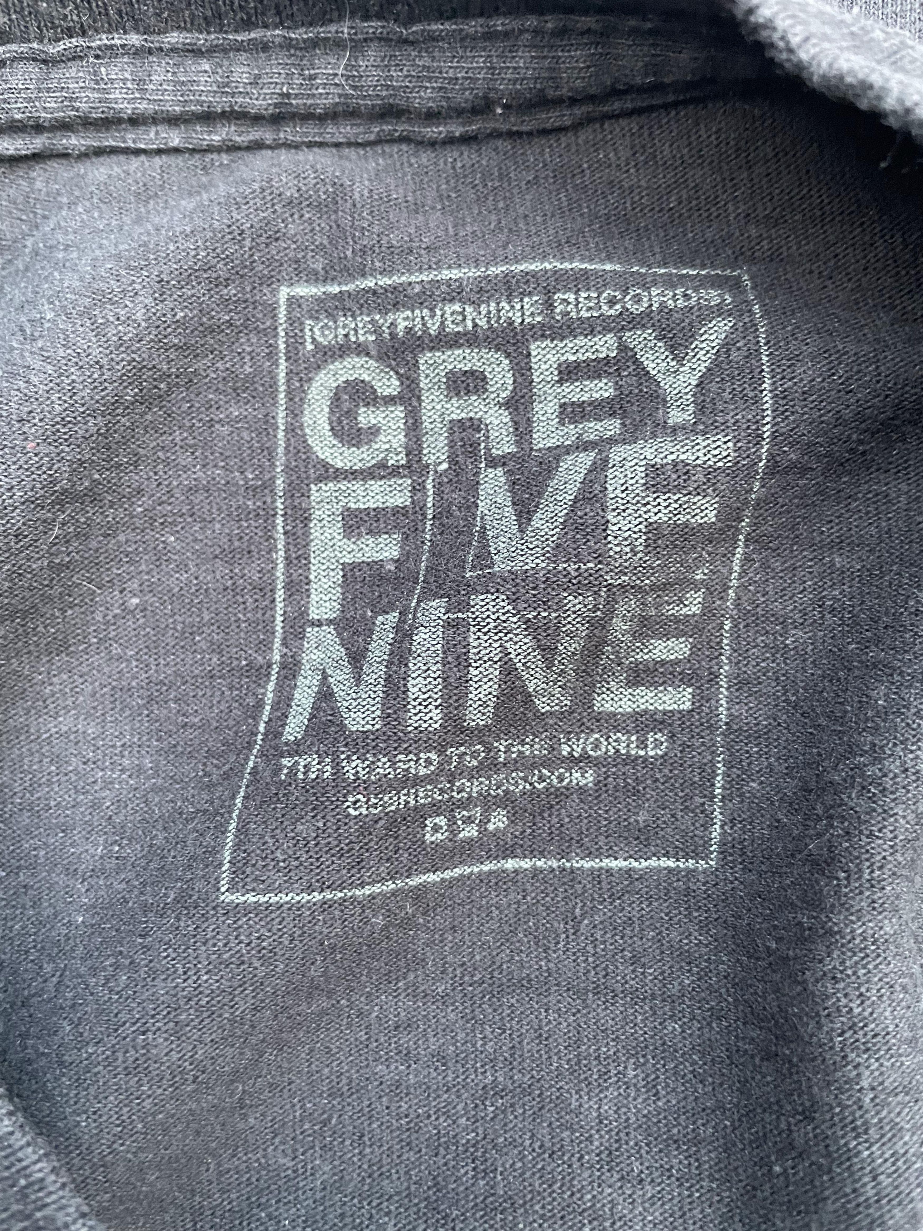 Band Tees Grey Five Nine Records Tshirt Size US L / EU 52-54 / 3 - 8 Thumbnail