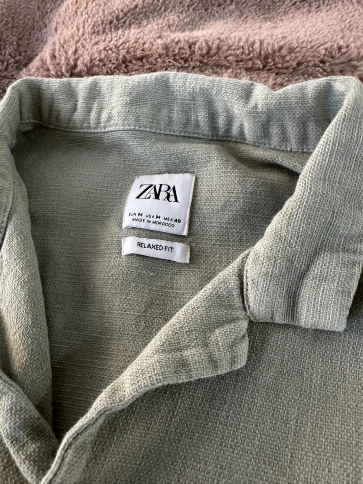 Zara Zara Relaxed Fit Short Sleeve Shirt Size US M / EU 48-50 / 2 - 2 Thumbnail
