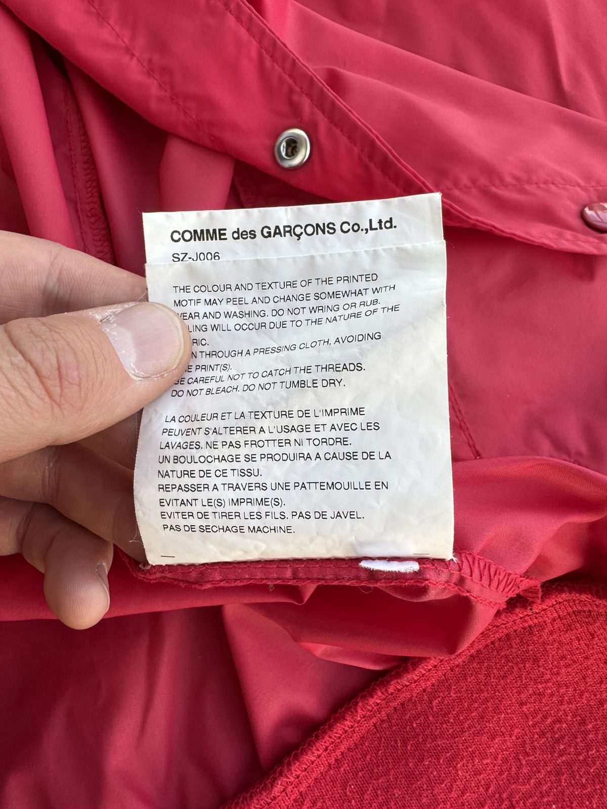 Comme des Garcons Comme des Garcons bomber jacket hype streetwear play rare Size US M / EU 48-50 / 2 - 8 Thumbnail