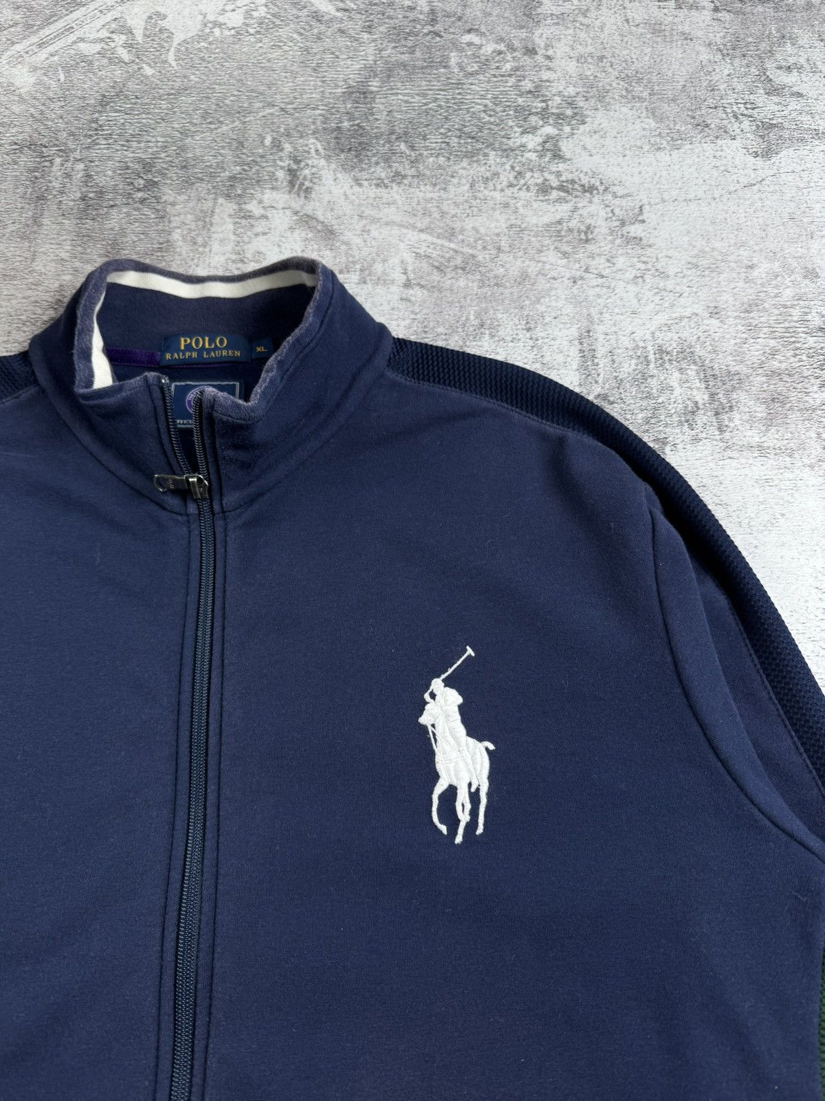 Polo Ralph Lauren Polo Ralph Tennis Wimbledon Big Pony Zip Sweatshirt Pullover Size US XL / EU 56 / 4 - 7 Thumbnail