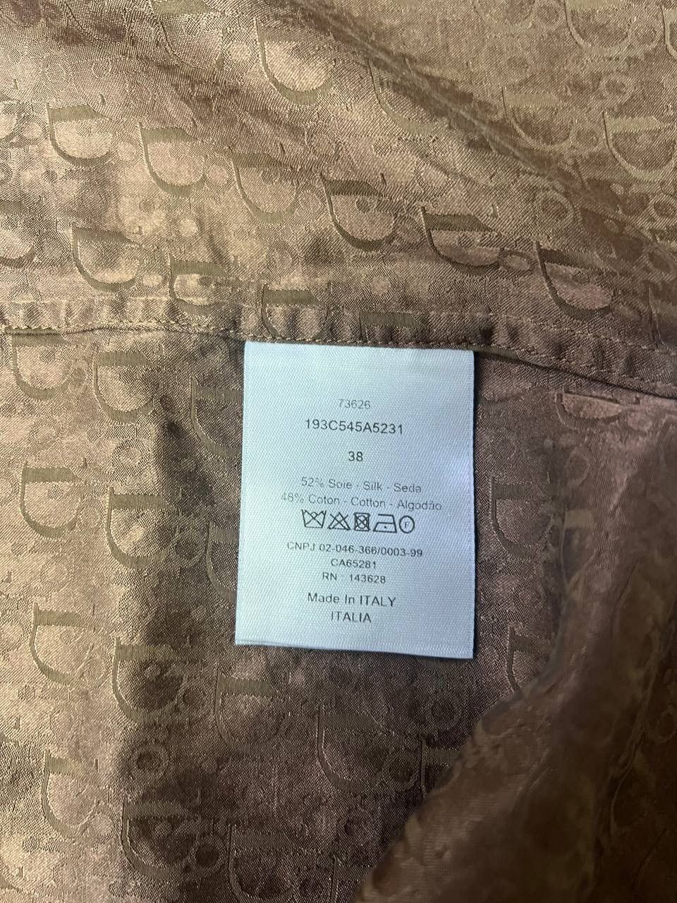 Dior Dior Silk Shirt Size US S / EU 44-46 / 1 - 8 Thumbnail